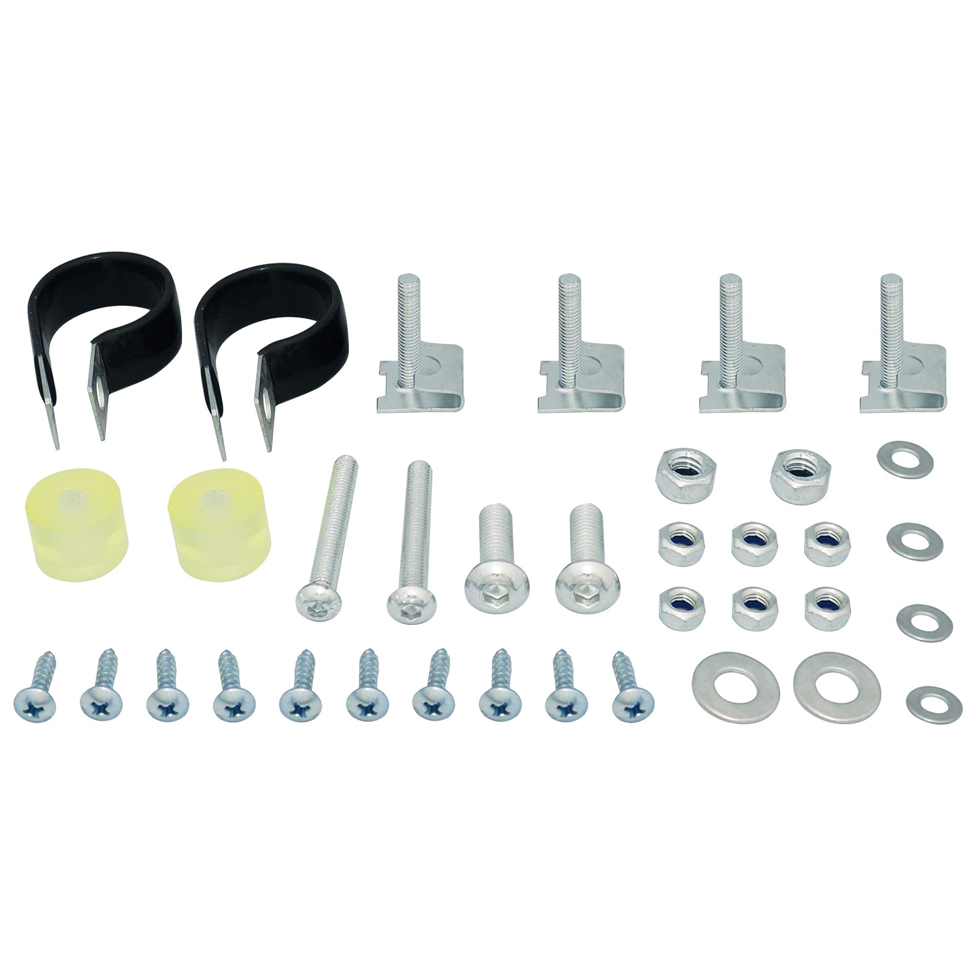 Wowtk Lower Vented Leg Fairings Mounting Hardware Screw Clamps Set Fits For Harley Touring Electra Glide Road King Road Glide Street Glide Models 1983-2013
