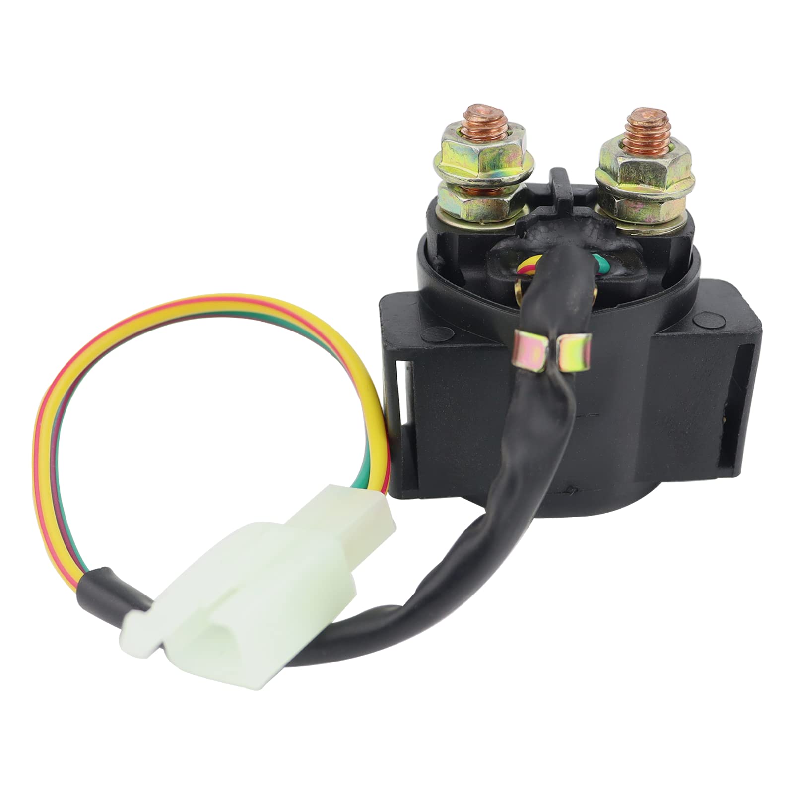 STABSOLI Starter Motor & Drive & Solenoid Relay Fit for GY6 47cc 49cc 50cc 60cc 80cc 100cc Scooter Moped ATV Go Karts Taotao SUN