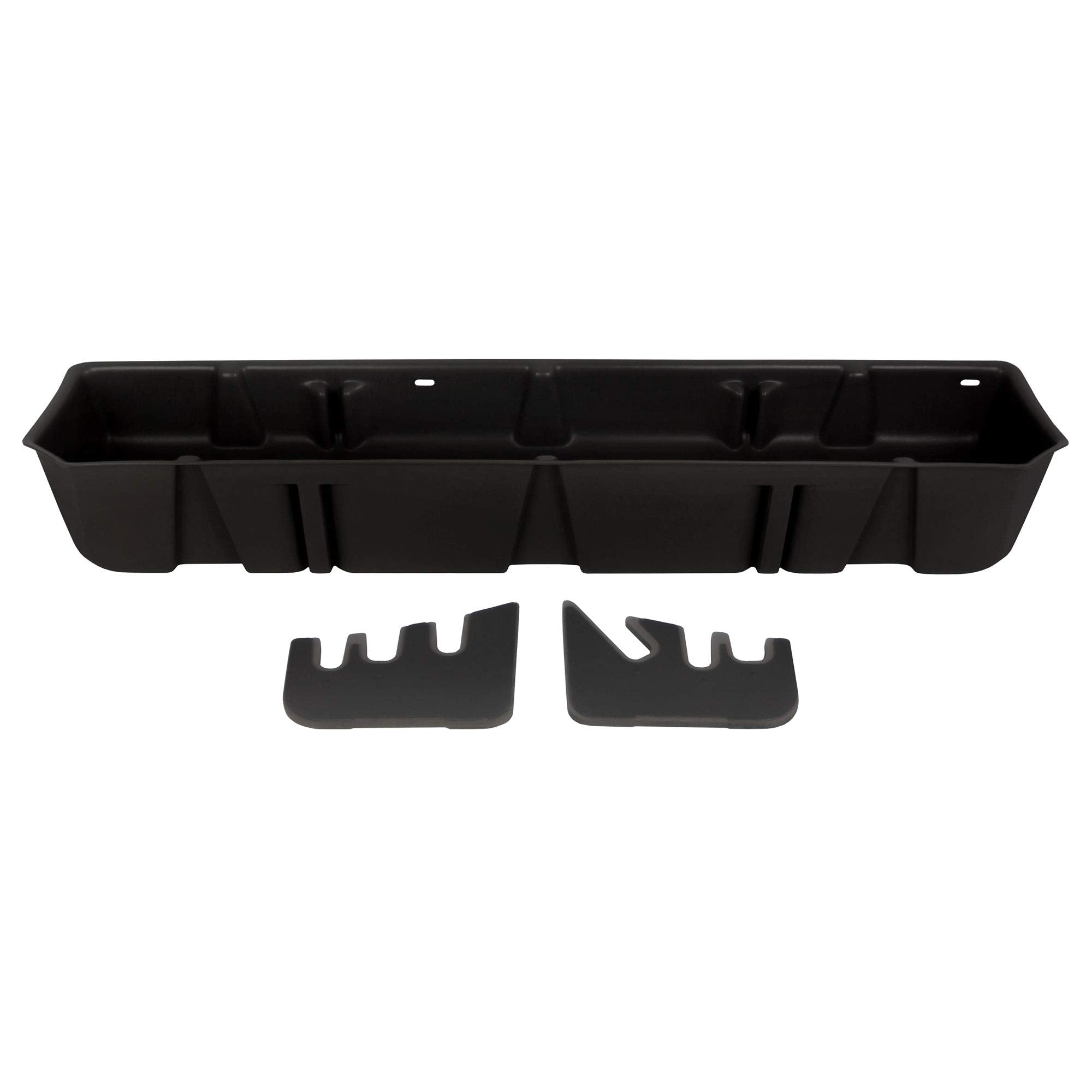 Du Ha Under Seat Storage Fits 2015-2024 Ford F150 Supercrew & 2017-2024 Ford F250 F350 F450 F550 Super Duty Crew Cab | Black Hea