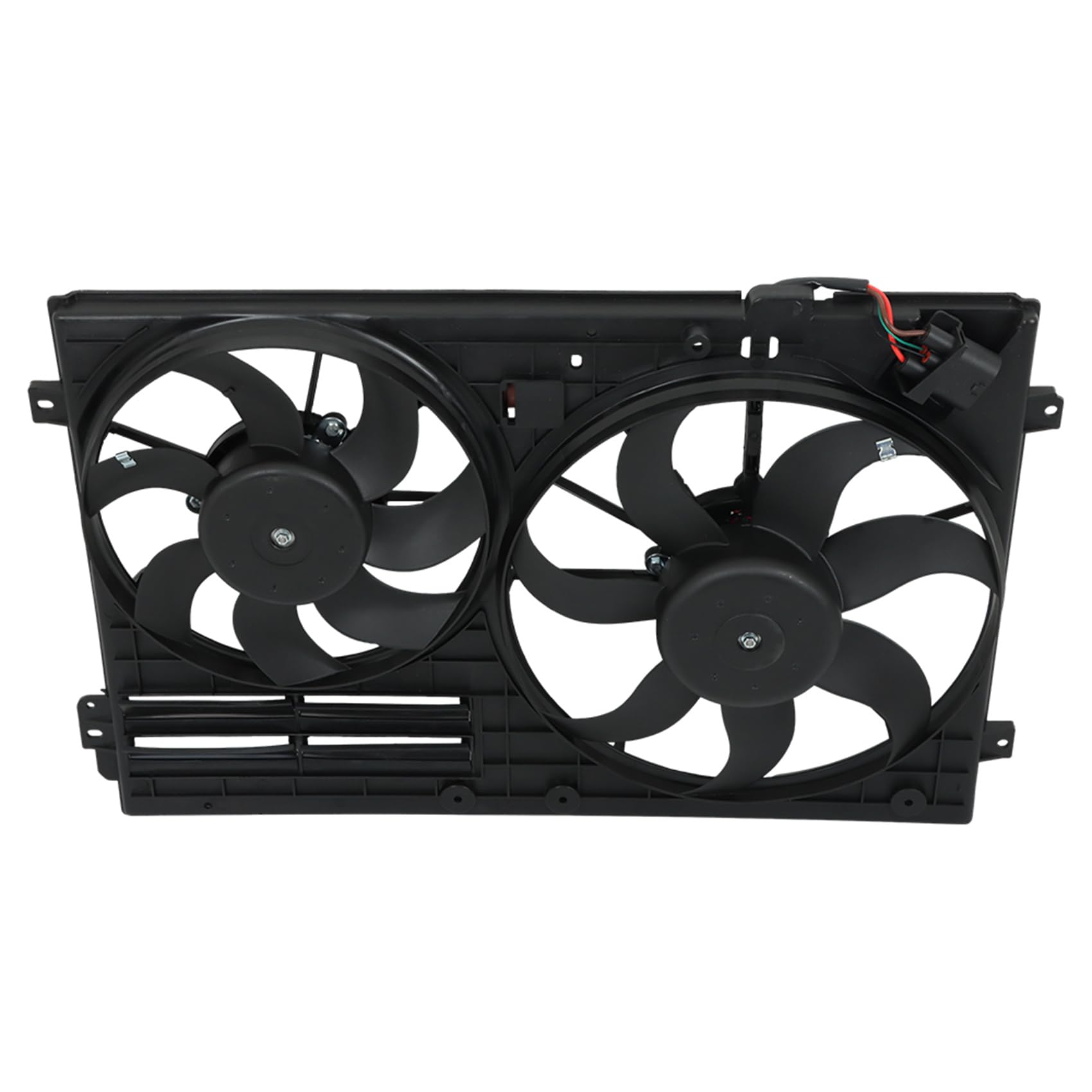 labwork Engine Radiator Cooling Fan Assembly VW3120100 Replacement for Jetta Passat Golf Low Noise