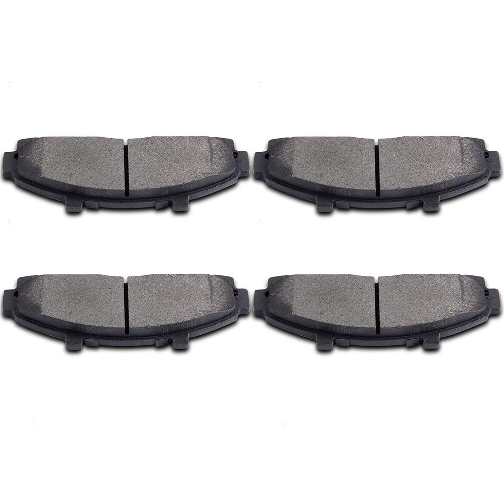 Cciyu D652 Ceramic Front Brake Pad Set - Fit For Ford Explorer, Ranger, Mazda B2300, B2500, B3000, B4000, Mercury Mountaineer