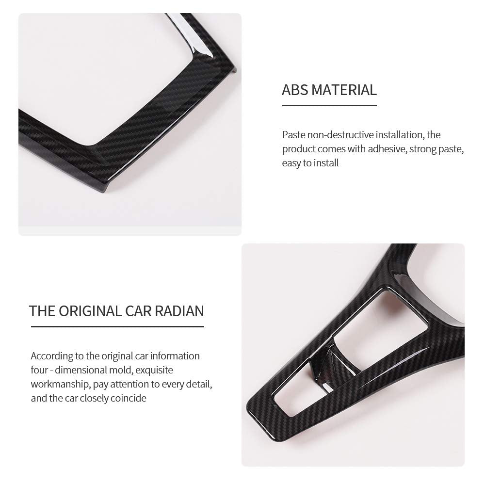 Cherocar Gears Shift Panel Trim Cover Dash Board Decor Sticker For Chevrolet Camaro 2016+, Interior Decoration Accessories (Carbon Fiber 1)…