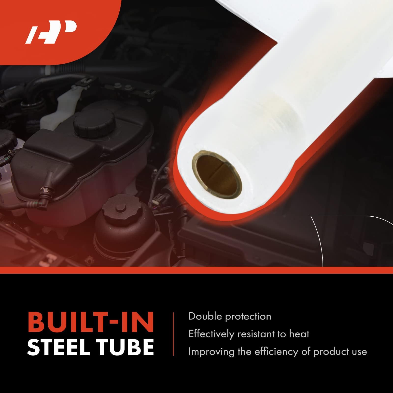 A-Premium Coolant Overflow Recovery Reservoir Tank [W/ Sensor & Cap] Compatible with Chevrolet Silverado 1500 2500 3500, Suburba