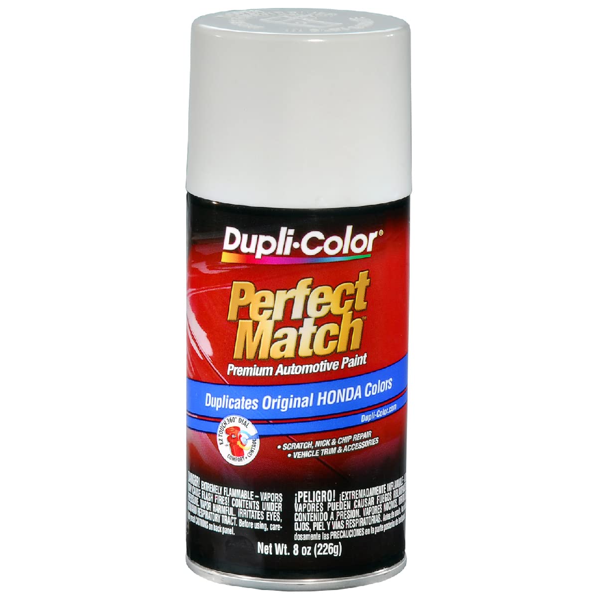 Dupli-Color Ebha09507 Perfect Match Automotive Spray Paint - Honda Frost White, Nh538 - 8 Oz. Aerosol Can