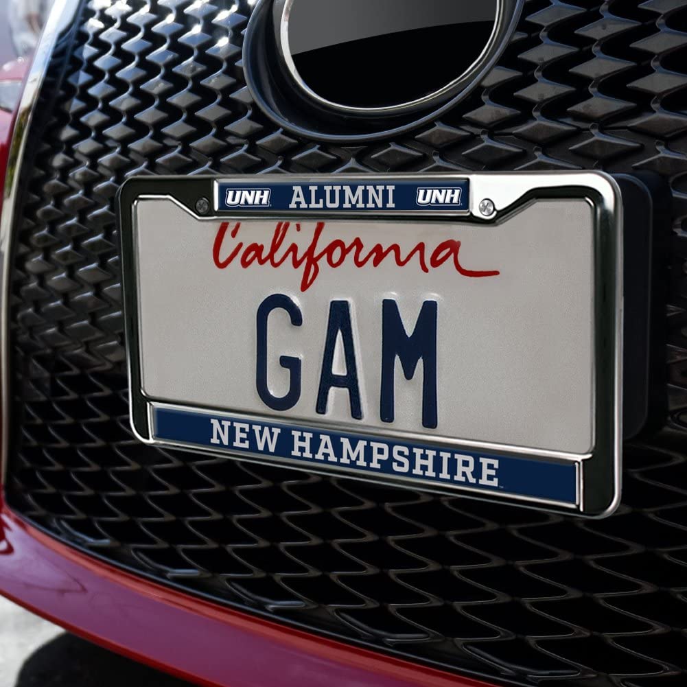 GRAPHICS & MORE University of New Hampshire Alumni Metal License Plate Frame - Full Size, One Size, Durable Design