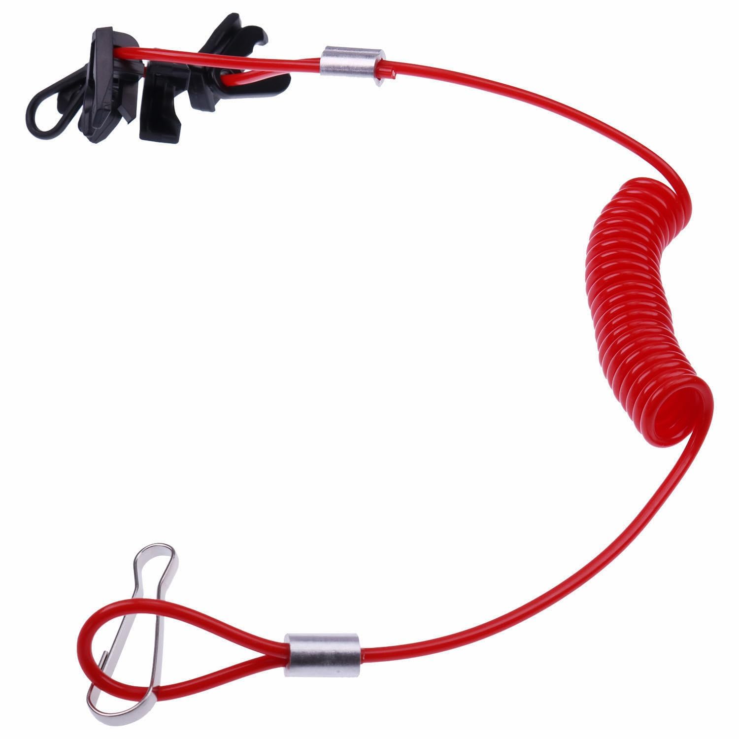 Holdia Universal Safety Kill Stop Switch With 7 Keys & Lanyard Compatible With Johnson Evinrude Mercury Yamaha Suzuki Tohatsu And Honda Boat Motor Outboards