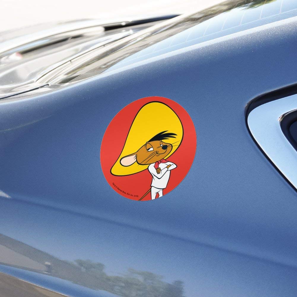 Looney Tunes Speedy Gonzales Automotive Car Window Locker Circle Bumper Sticker