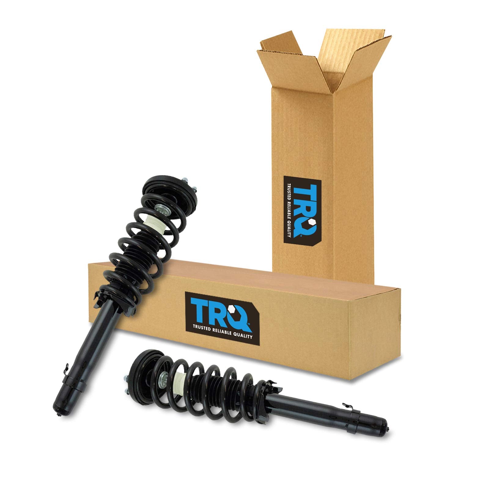 Trq Front Strut & Coil Spring Assembly Set Driver & Passenger Sides Compatible With 09-14 Acura Tl