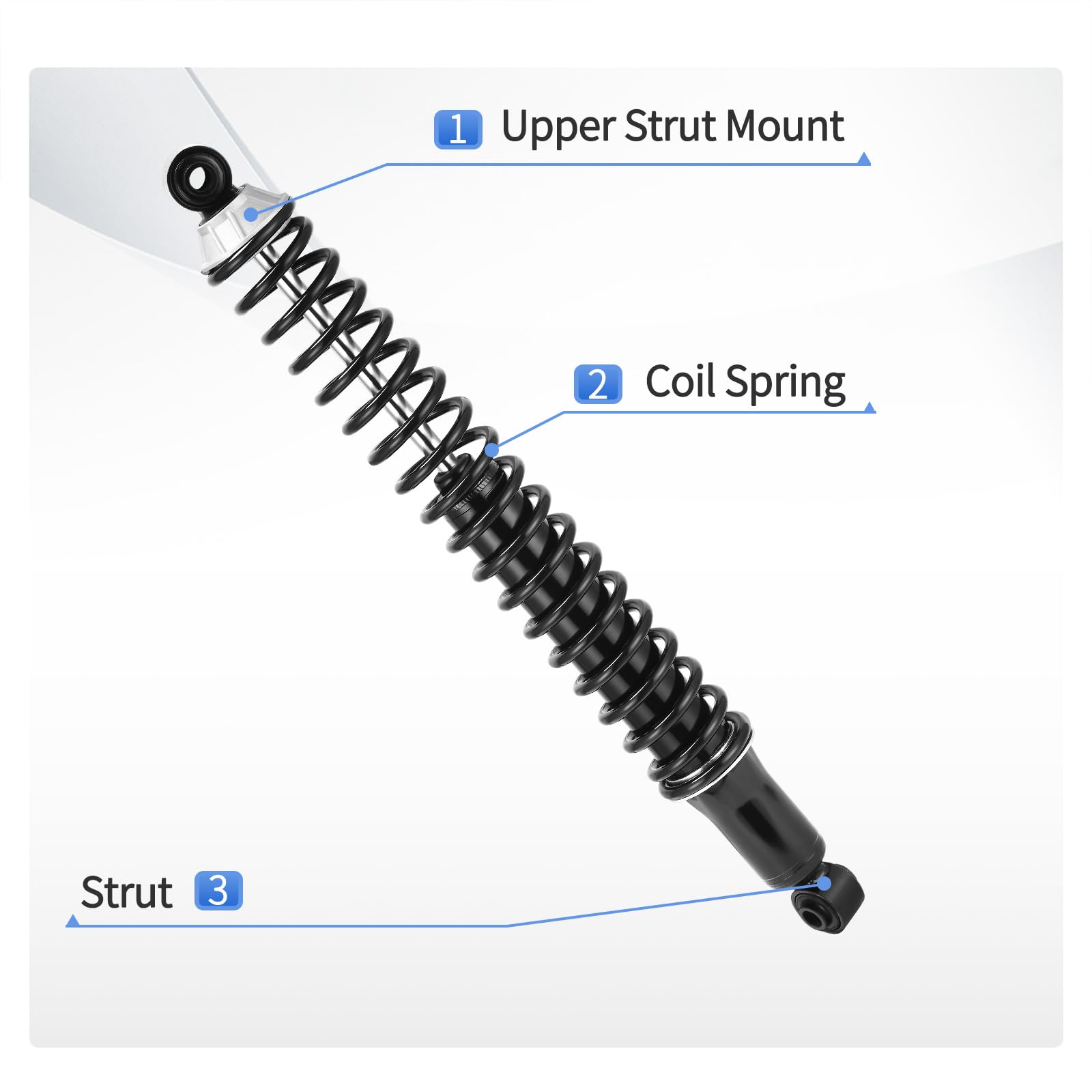 Yitamotor Rear Shocks Loaded Shocks And Struts Compatible With 1999-2006 Chevrolet Silverado 1500, 1999-2006 Gmc Sierra 1500