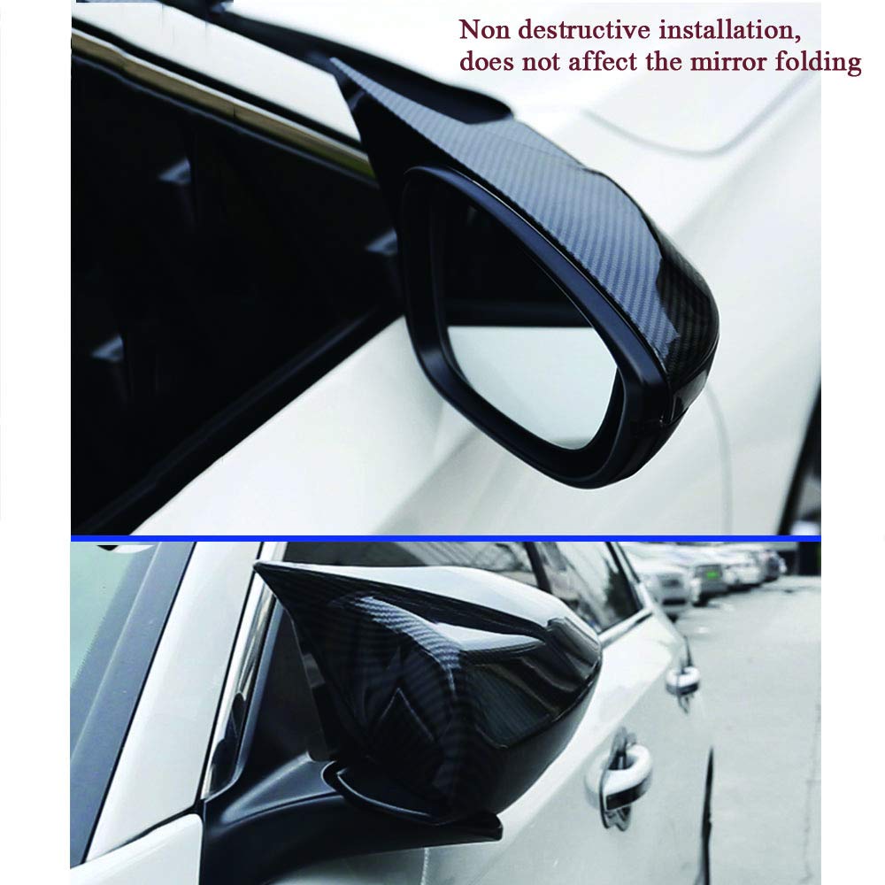 Xiter Abs Electroplated Finishes Style Cow Horn All Inclusive Rearview Mirror Cover Door Side Moulding Trim Generation For Honda