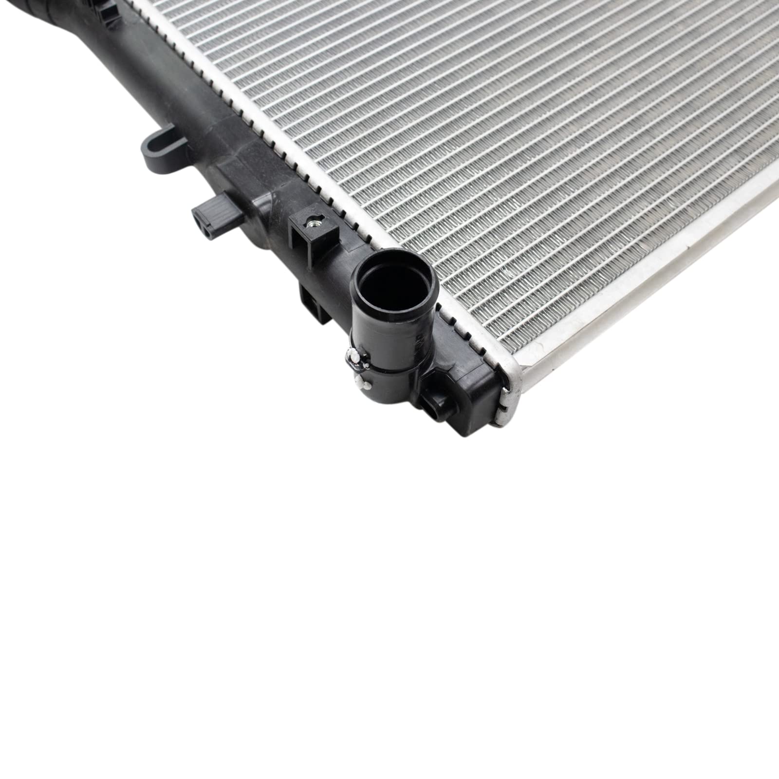 Trq Radiator Assembly Aluminum Core Compatible With 12-15 Chevrolet Camaro Cu13341 Cu13345 Gm3010554