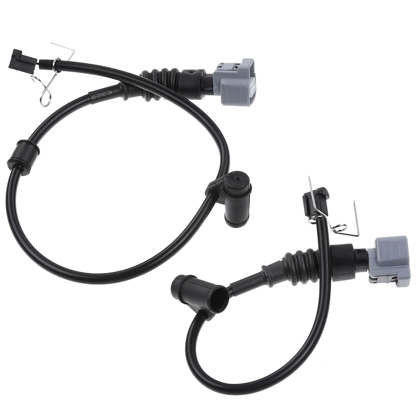 A-Premium Disc Brake Pad Wear Sensors Compatible With Lexus Ls430 2001-2006 V8 4.3L Front And Rear Side 2-Pc Set