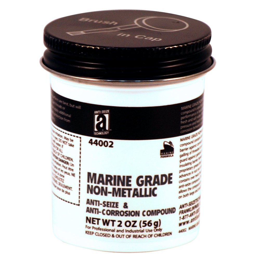Marine Grade 44002 Non Metallic Anti-Seize Compound, 2 oz., Brown, Paste
