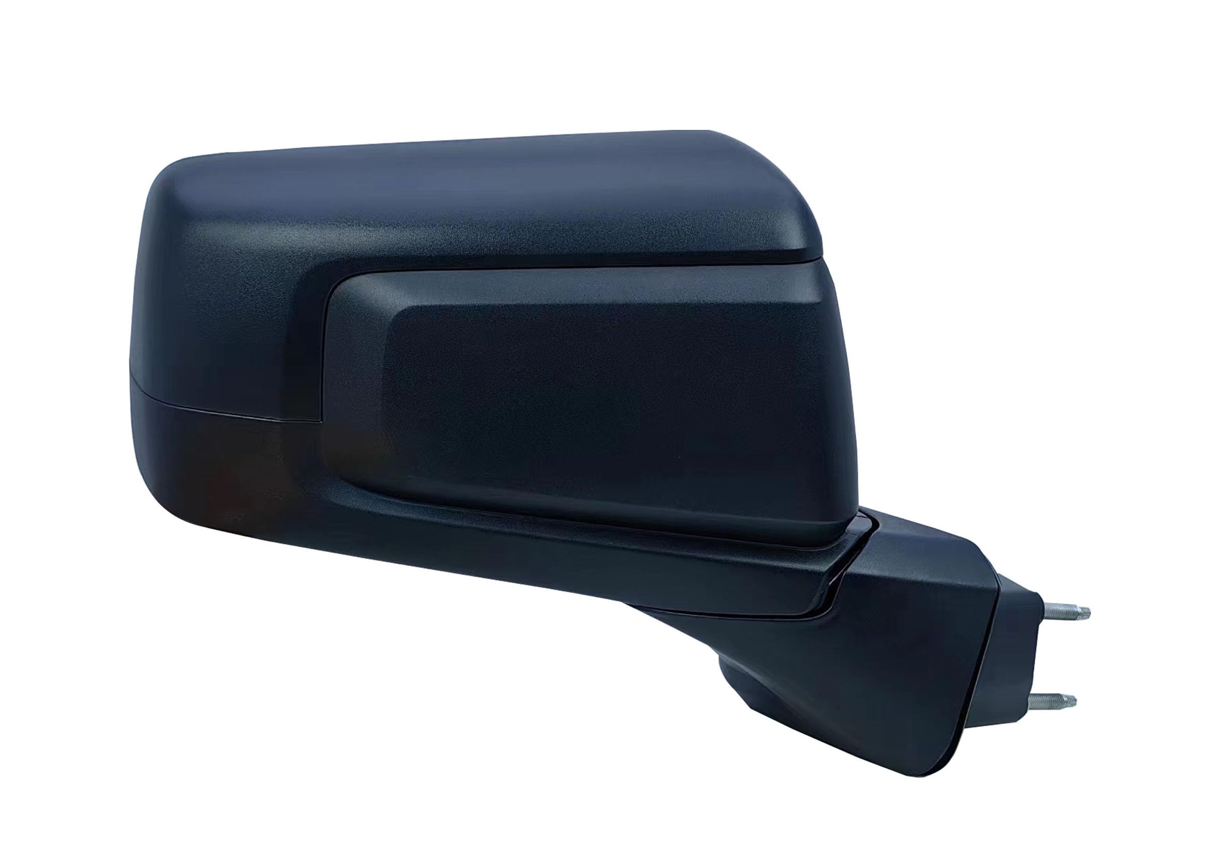 Passenger Right Side Door Mirror Textured Back Cover Power Heated Glass Manual Folding with Temperature and Blind Spot Glass Lig