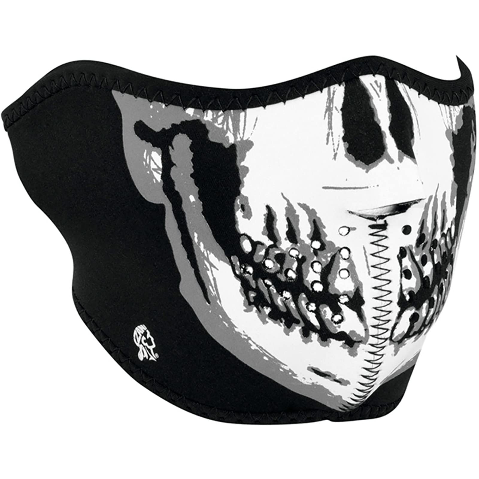 Zanheadgear Half Mask Neoprene Skull Face