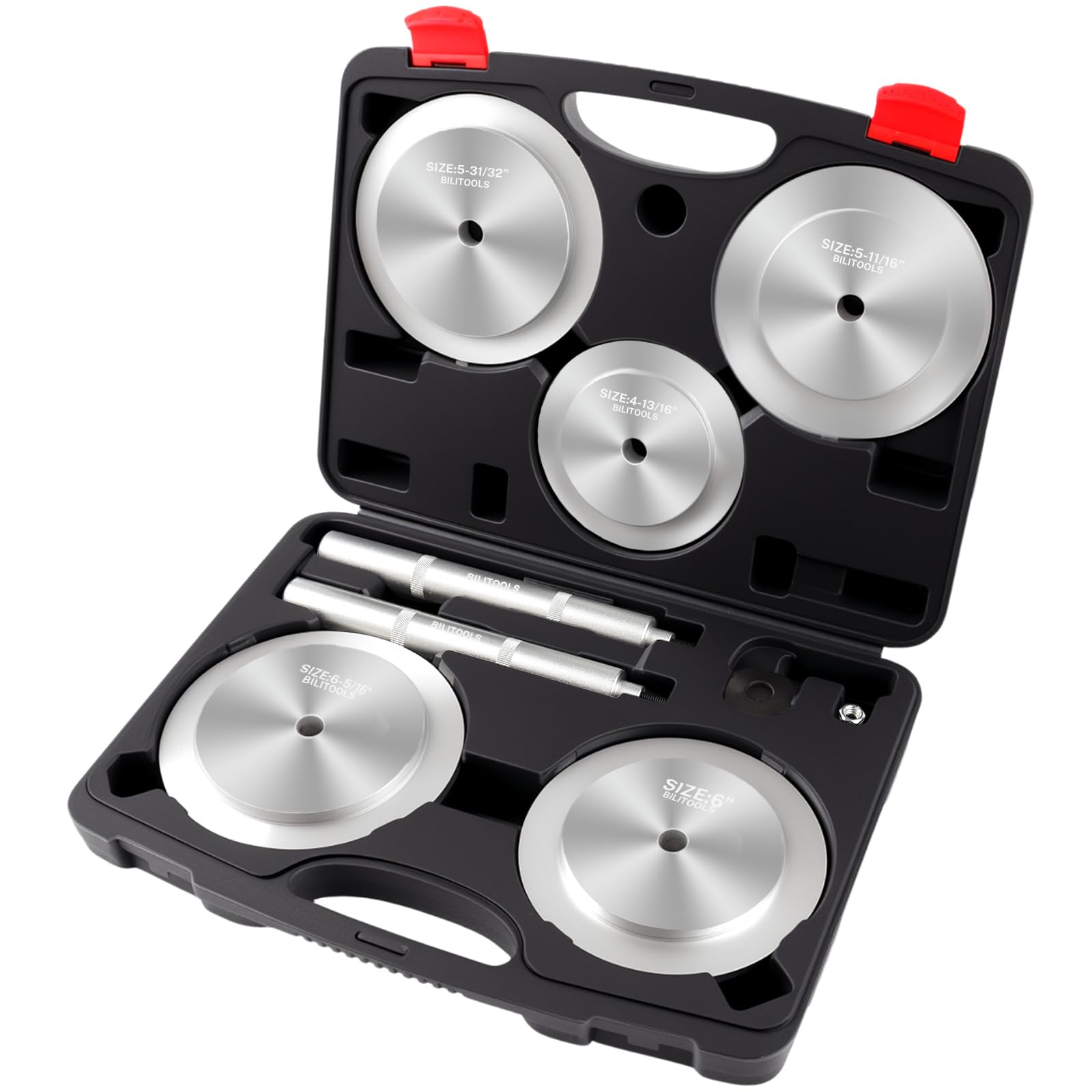 BILITOOLS Truck Hub Seal Installer Kit, Bearing Race and Seal Driver Set Heavy Duty for Class 7 & Class 8