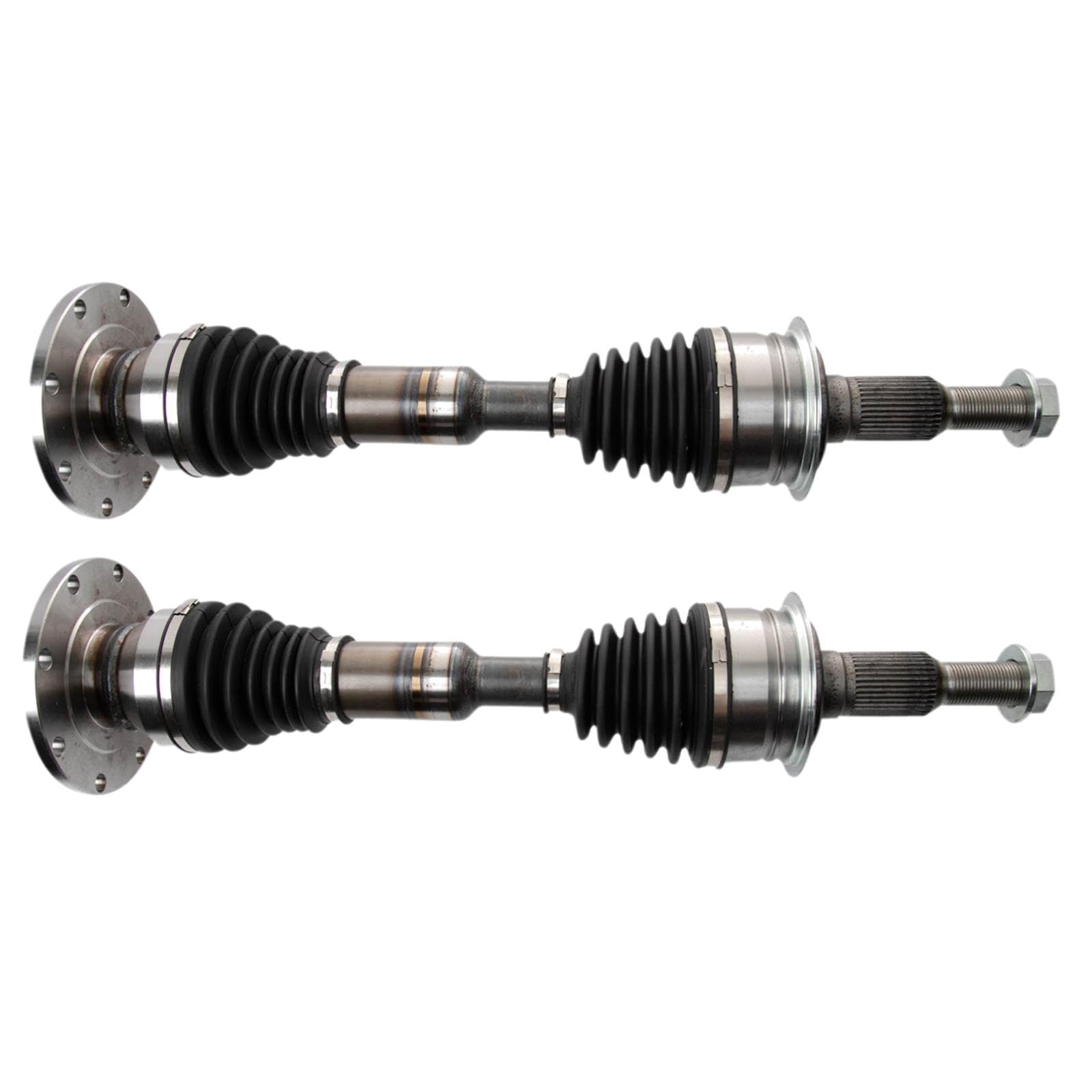 TRQ Front CV Axle Shaft Assembly Set Driver & Passenger Side Compatible with 2011-2020 Chevrolet Silverado 2500 HD Silverado 350