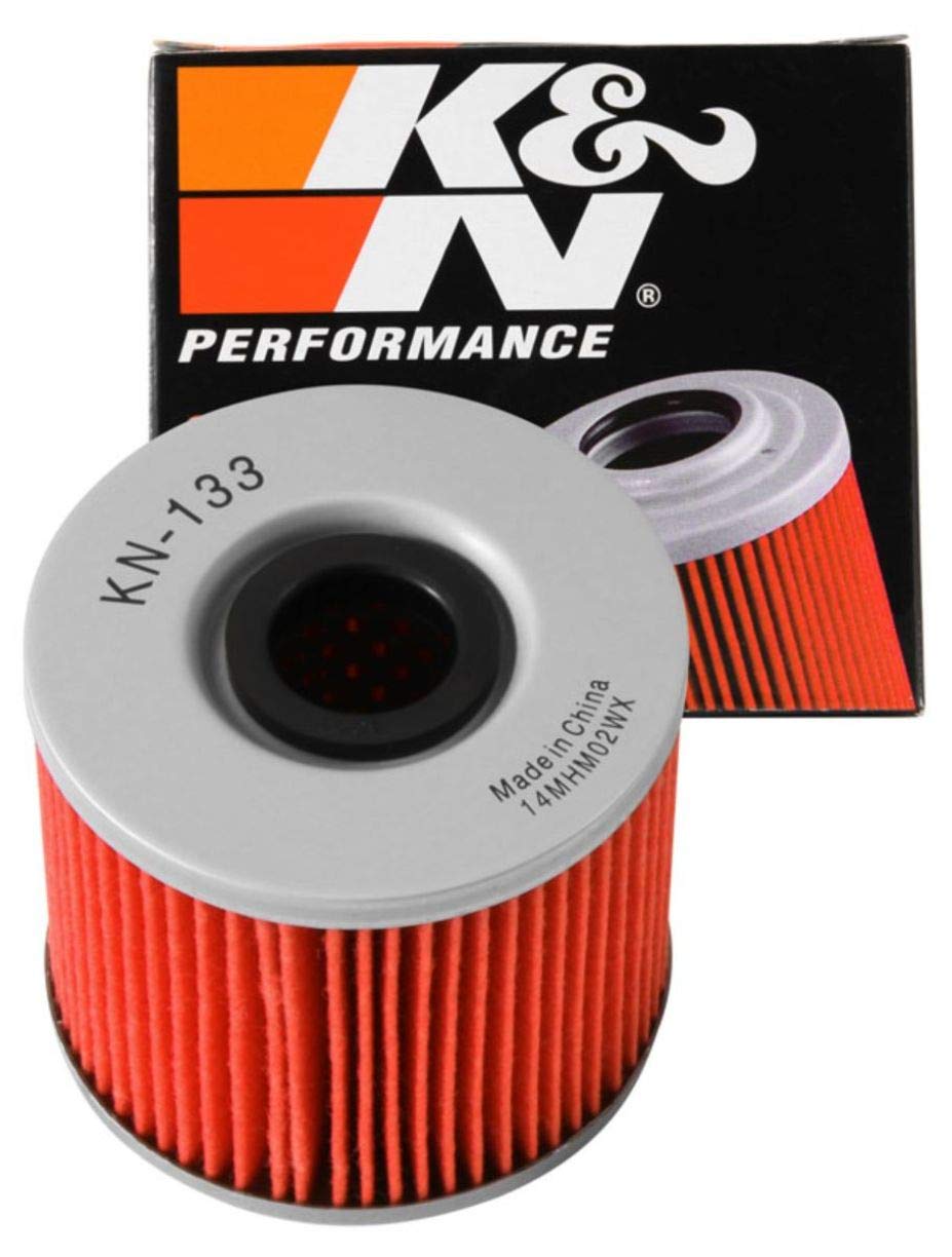 K&N Motorcycle Oil Filter: High Performance, Premium, Designed To Be Used With Synthetic Or Conventional Oils: Fits Select Suzuk