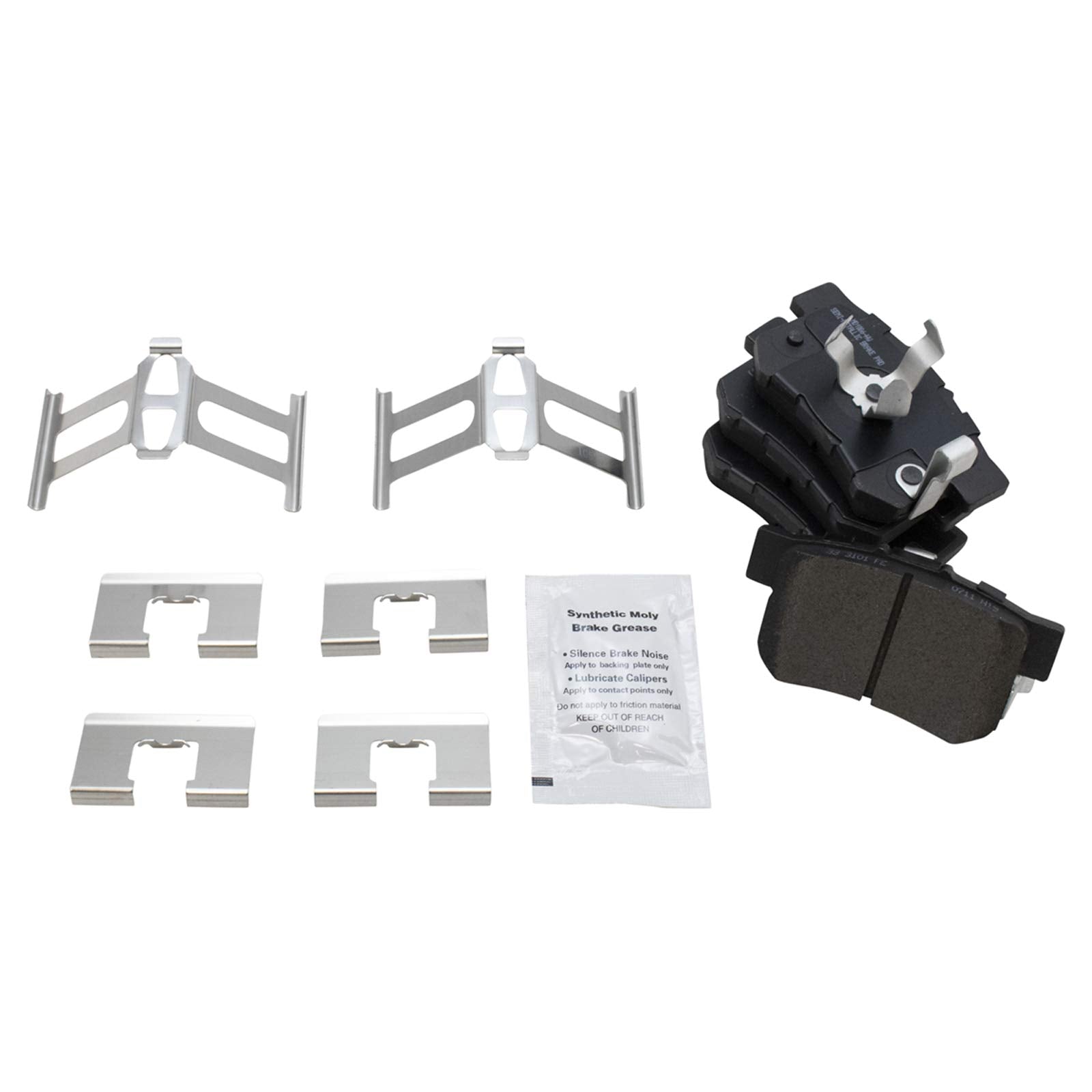 Trq Rear Brake Pad & Rotor Kit Brake Pads Brake Rotor Semi-Metallic Compatible With 2010-2018 Acura Rdx 2005-2016 Honda Cr-V