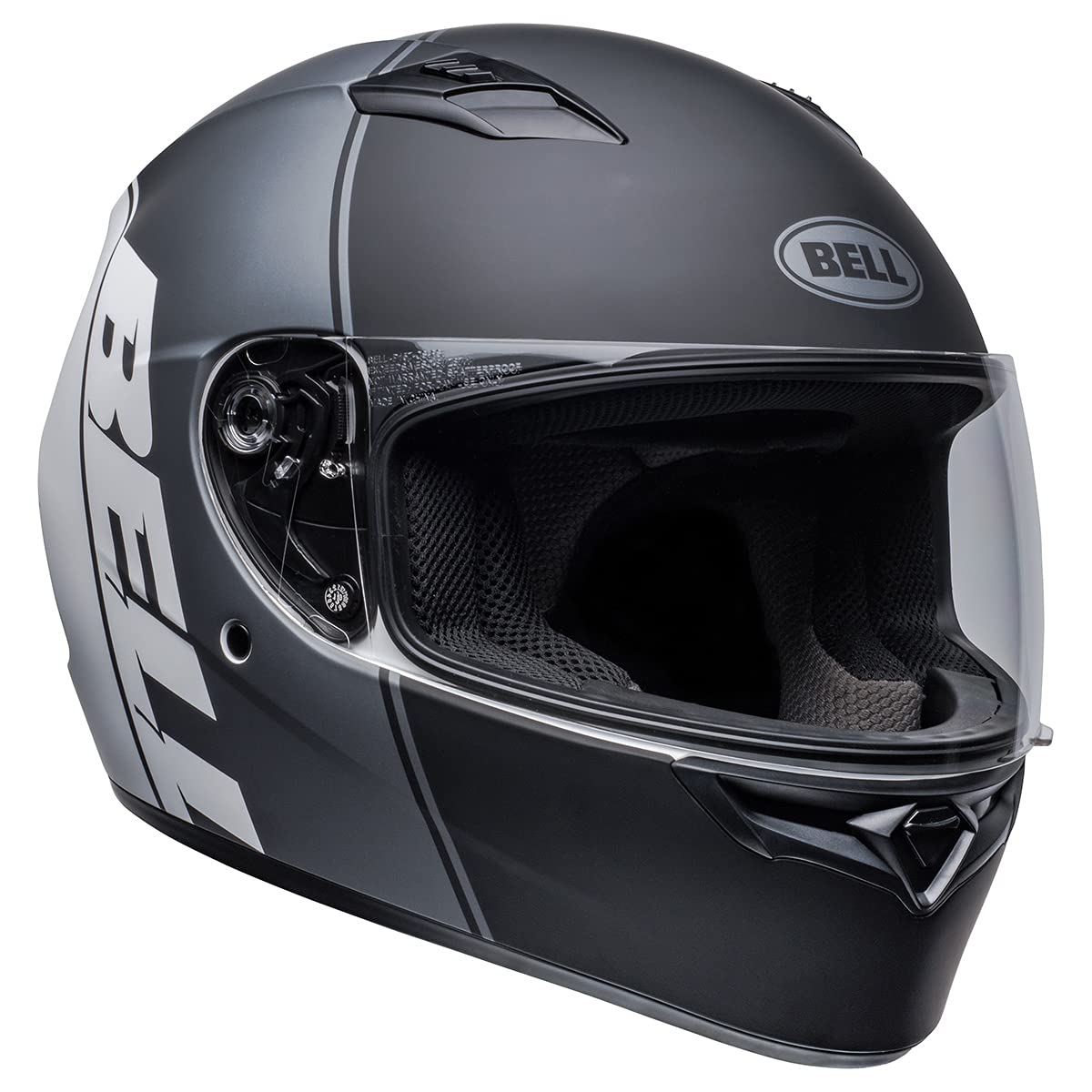 Bell Qualifier Full-Face Motorcycle Helmet (Ascent Matte Black/Gray - Small)