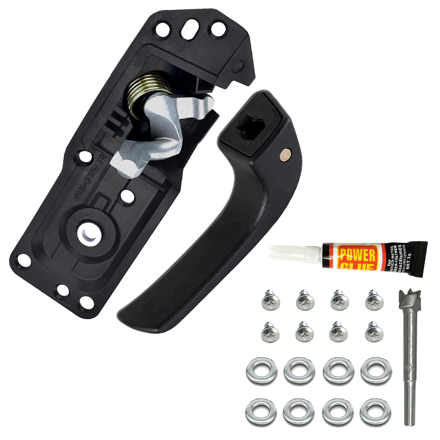 Interior Inside Front Right Passenger Door Handle Fit For 2007-2014 Chevy Silverado Avalanche Suburban Tahoe Escalade Sierra Models, Replace Oe# 80375,20833602