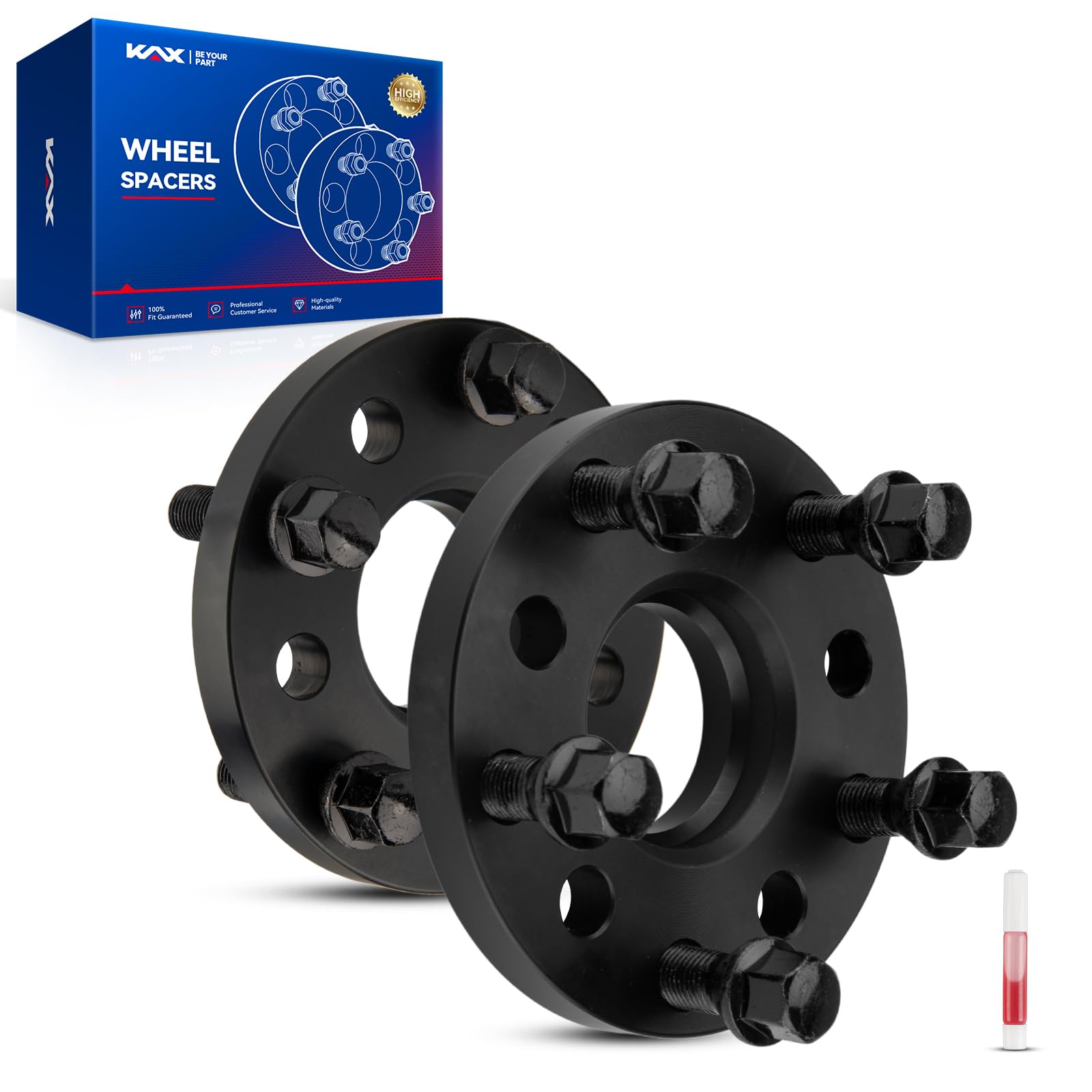 Kax 5X100Mm Or 5X112Mm Wheel Spacers,15Mm 5 Lug Hub Centric Wheel Spacers Fit For Tiguan, Taos, Golf, Golf Alltrack, A3, Passat,