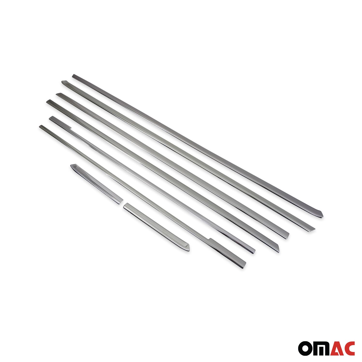 Omac Window Molding Trim Streamer For Mercedes Metris 2016-2024 Stainless Steel 8X