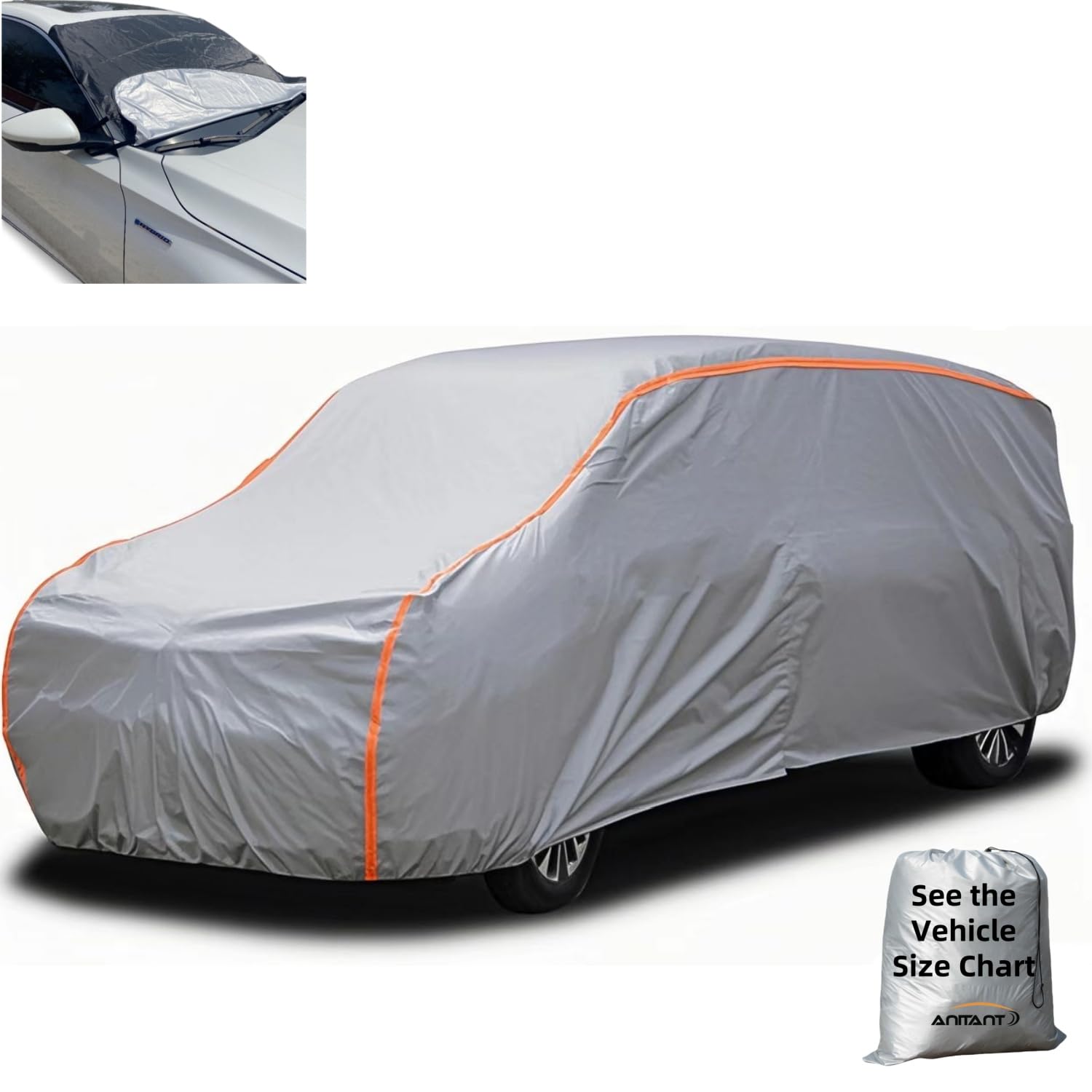 Anitant Mini Van Cover,Large Car Cover,Car Cover Waterproof All Weather Van Full Size,Mini Van Cover Waterproof All Weather,Rain