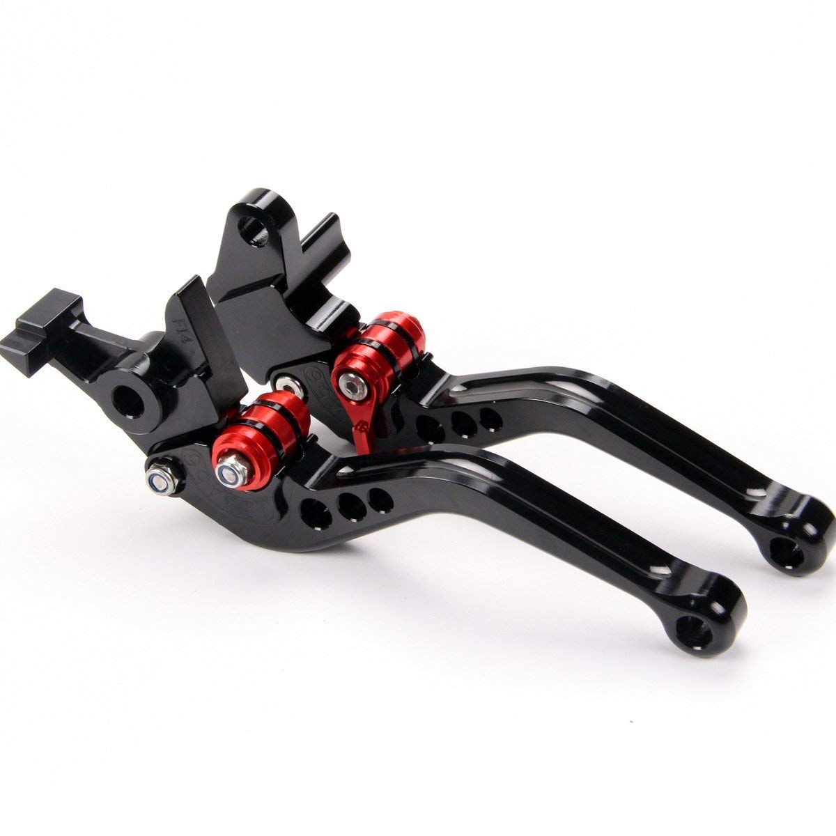 Short Brake Clutch Levers for Yamaha YZF R1/R1M/R1S 2015-2020, MT-09 2021-2022,YZF R6 2017-2020 (Black)