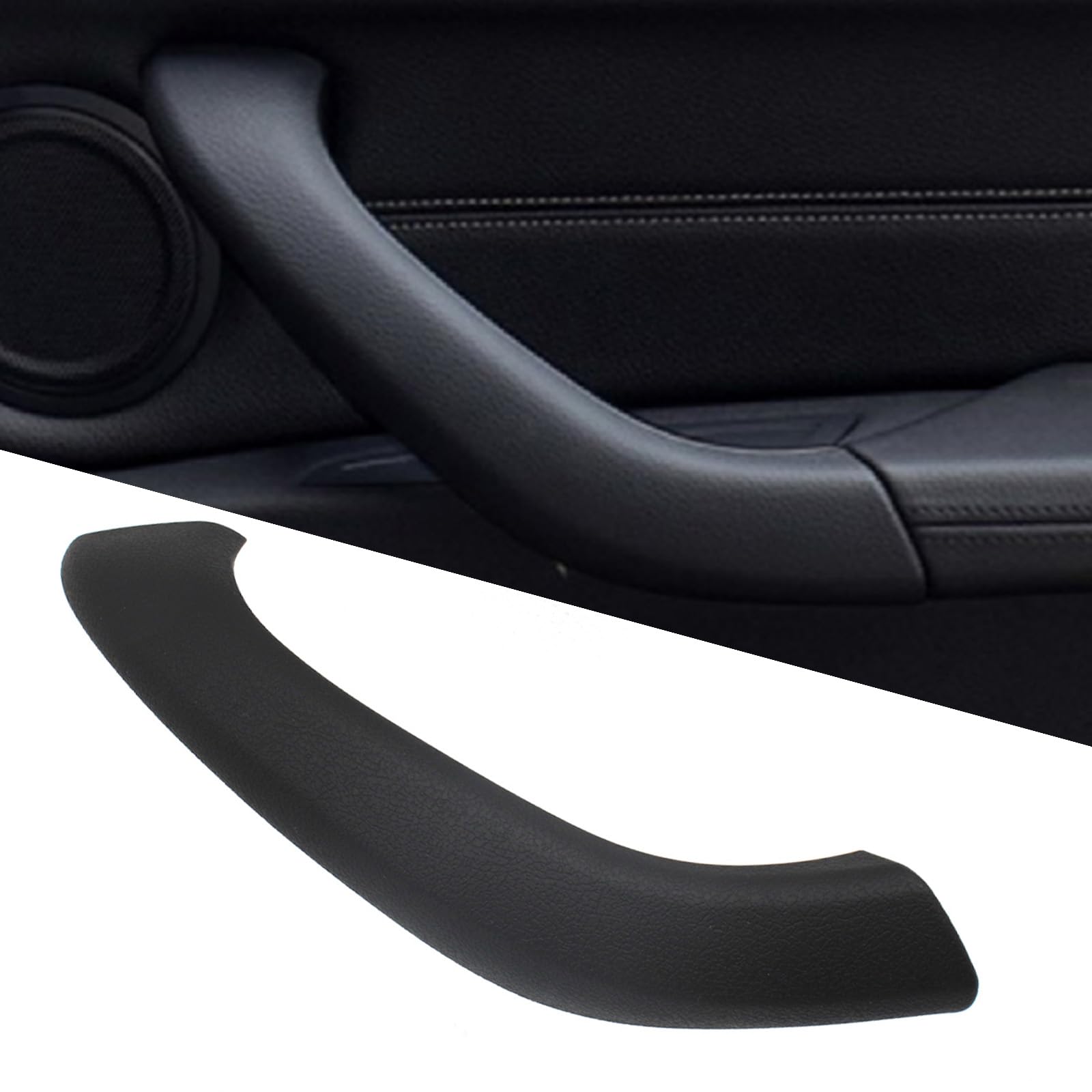 Fastche Door Handle Cover Replacement, Abs+Pc Material, Compatible With Bmw X1/X2 2015-2020/2017-2020 (Right, Matte Black)