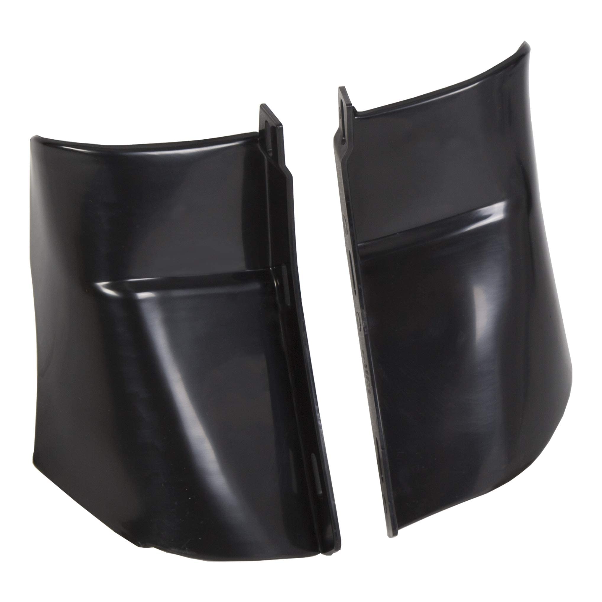 ECOTRIC Rear Bumper Quarter Panel Fillers Kit Compatible with 1986-1990 Chevy Caprice/Impala ABS plastic Black