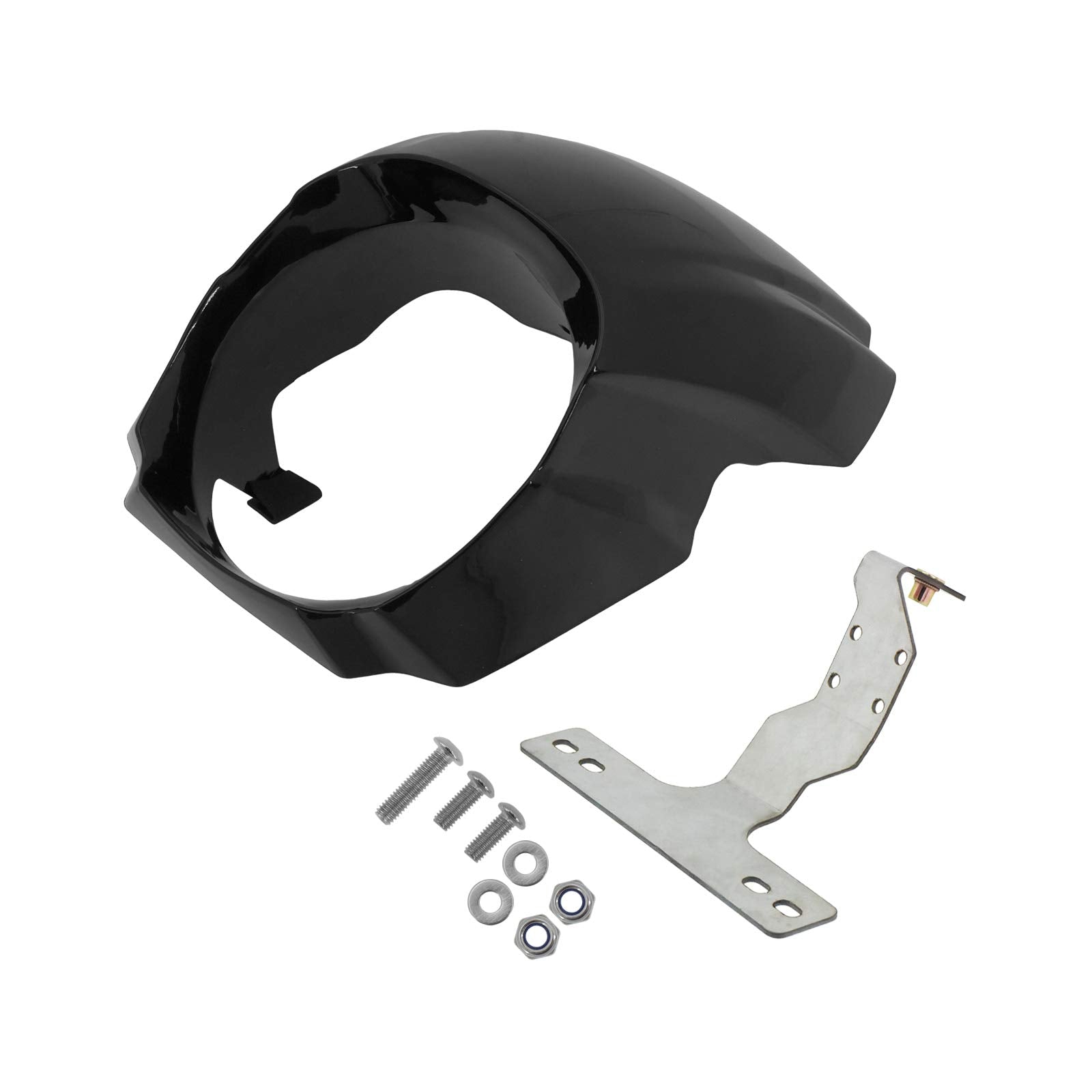 Hdbubalus Headlight Fairing Cover Fit For Harley Softail Breakout 2018-Later Gloss Black