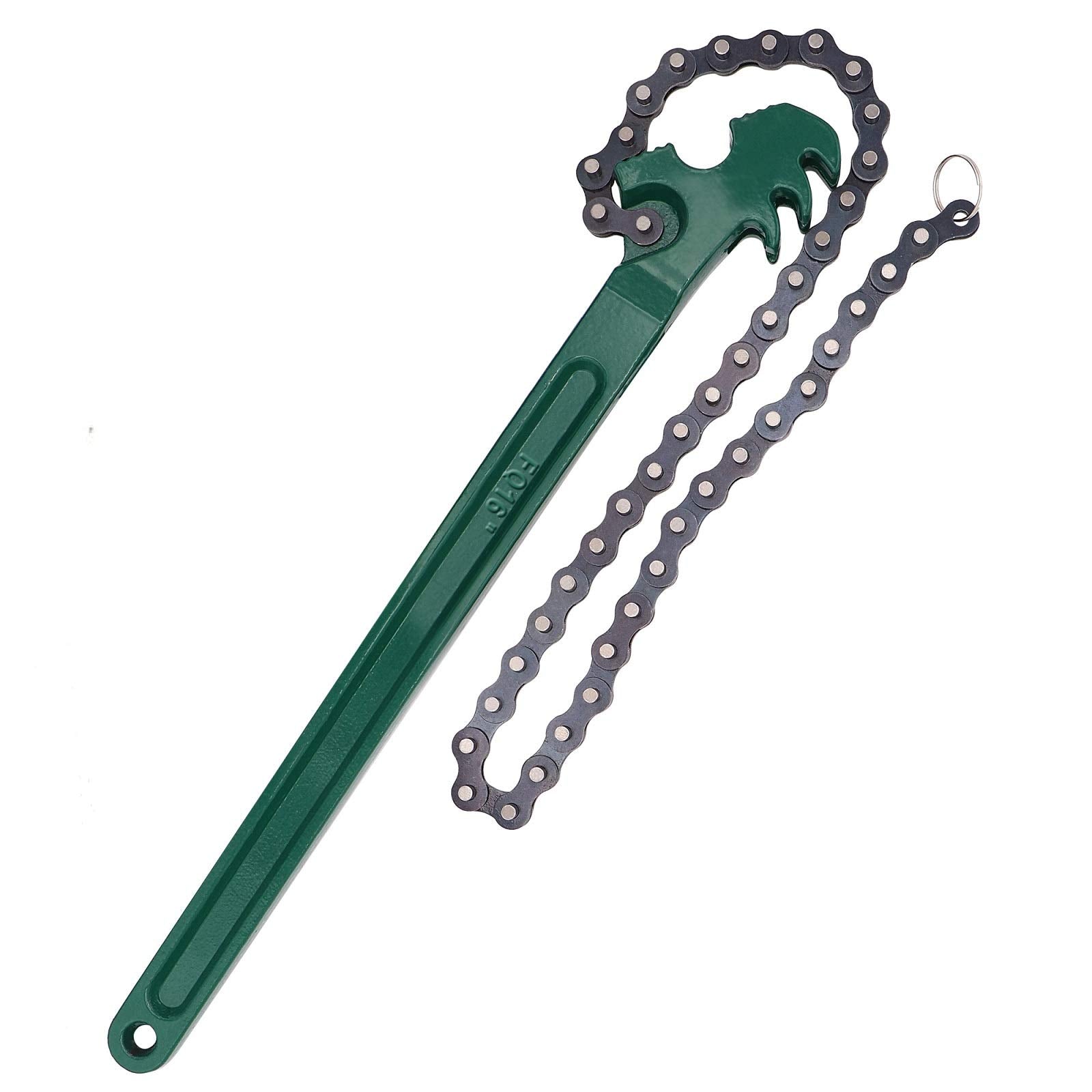 Taxutor Ratcheting Chain Wrench, 16 inches Automotive Oil Fuel Filter Chain Wrench Pliers Adjustable Removal Remover Tool