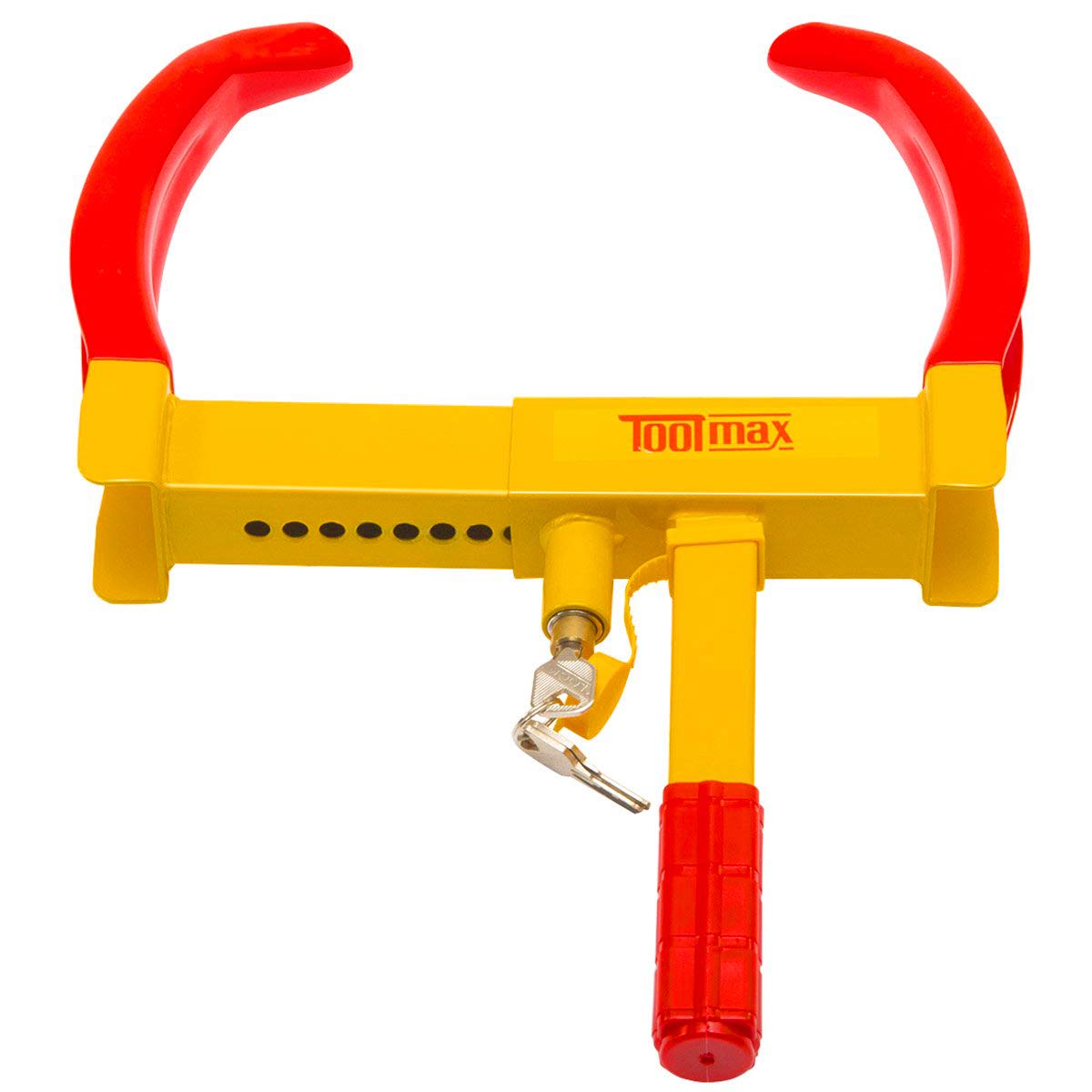 Goplus Heavy Duty Trailer Lock Wheel Clamp, Adjustable Anti-Theft Tire Lock Boot For Car Truck Rv Boat Trailer Automotive Golf C