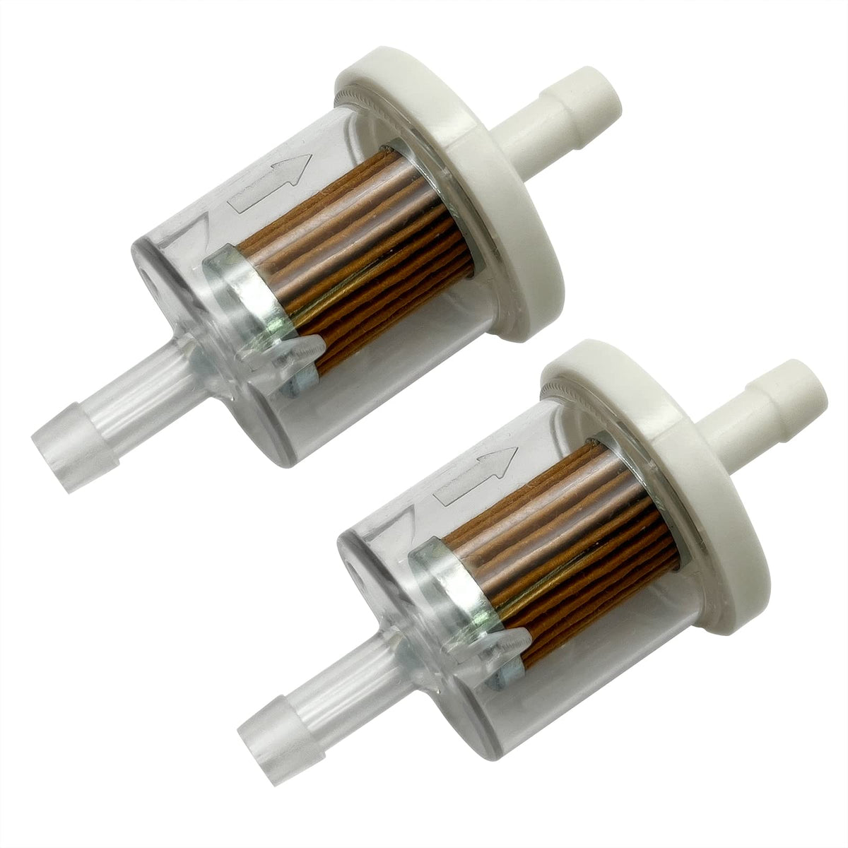 Replacement Fuel Filter for Briggs Stratton 691035 40 Micron 1/4 Inch Inline Fuel Filter Compatible with Kawasaki 49019-0014 490