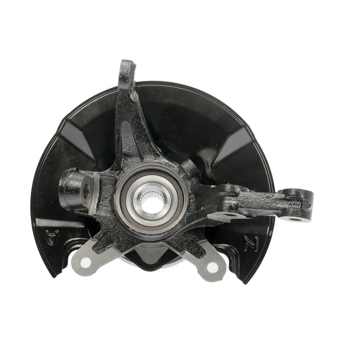 Autoshack Front Steering Knuckle & Wheel Bearing Hub Assembly Driver Side Replacement For 2006 2007 2008 2009 2010 2011 Honda Civic 1.3L 1.8L Fwd Kn798453