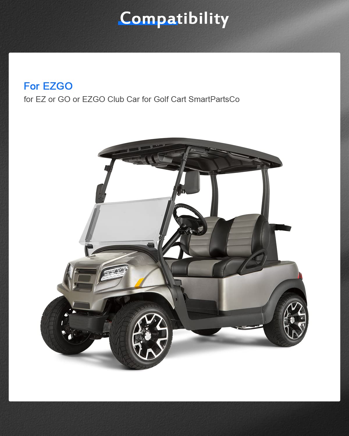 ECCPP 2X 1.5 inch 4x101.6mm 4x4 to 4x4 Wheel Spacers 4 Lug 68.5mm 1/2'' Studs fits for EZ GO EZGO Club Car for Golf Cart SmartPa