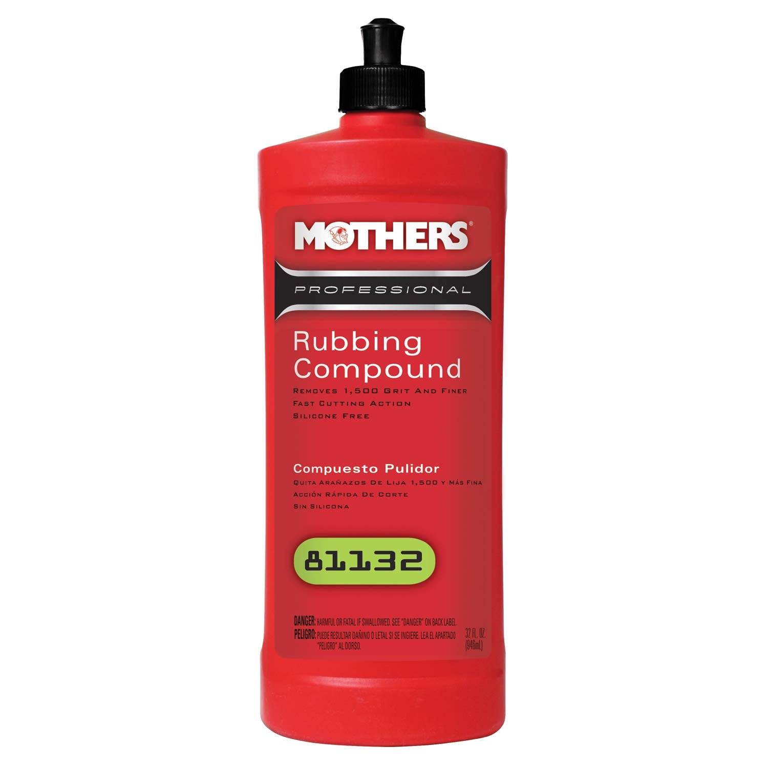 Mothers 81132 Professional Rubbing Compound - 32 Oz.