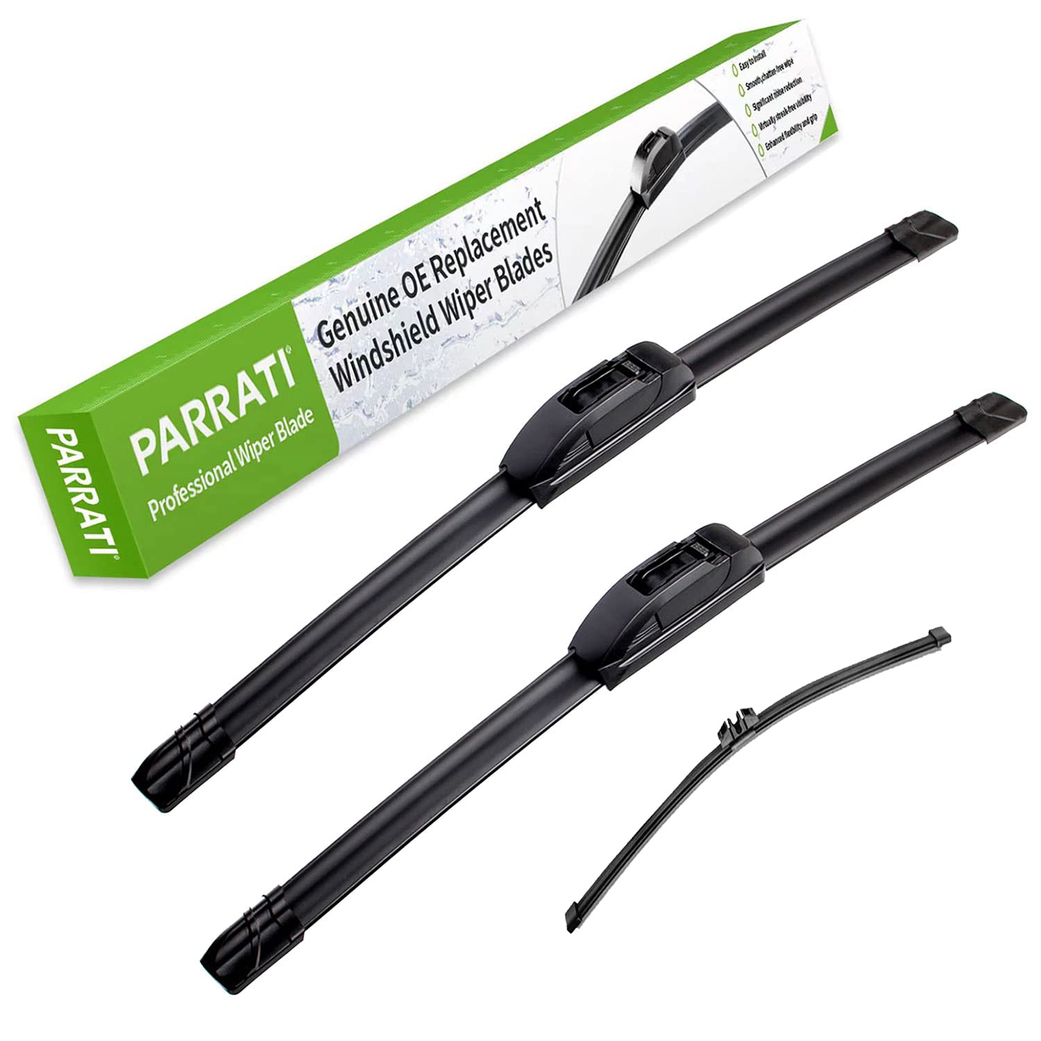 Parrati High Performance Premium All-Season Automotive Windshield Wipers With Rear Wiper Blades Replacement For 2018-2023 Ford E