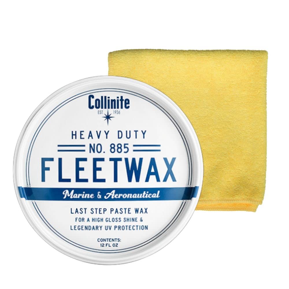 Collinite 885 Heavy Duty Fleetwax Paste And Towel Combo