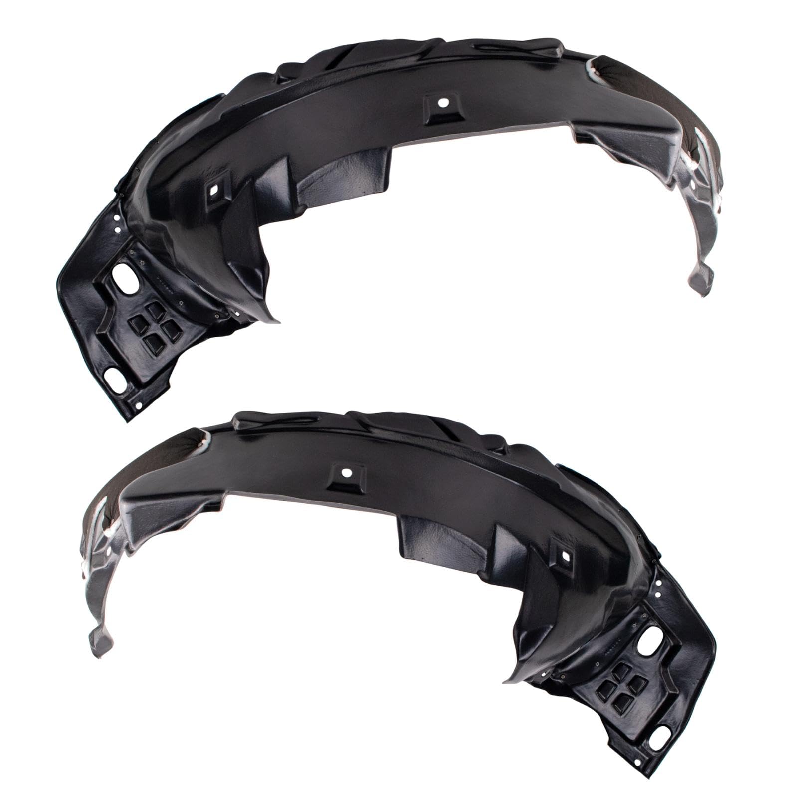 Trq Front Inner Fender Liner Set Compatible With 2012 Honda Civic Ho1248142 Ho1248145 Ho1248166 Ho1248167 Ho1249142 Ho1249145 Ho
