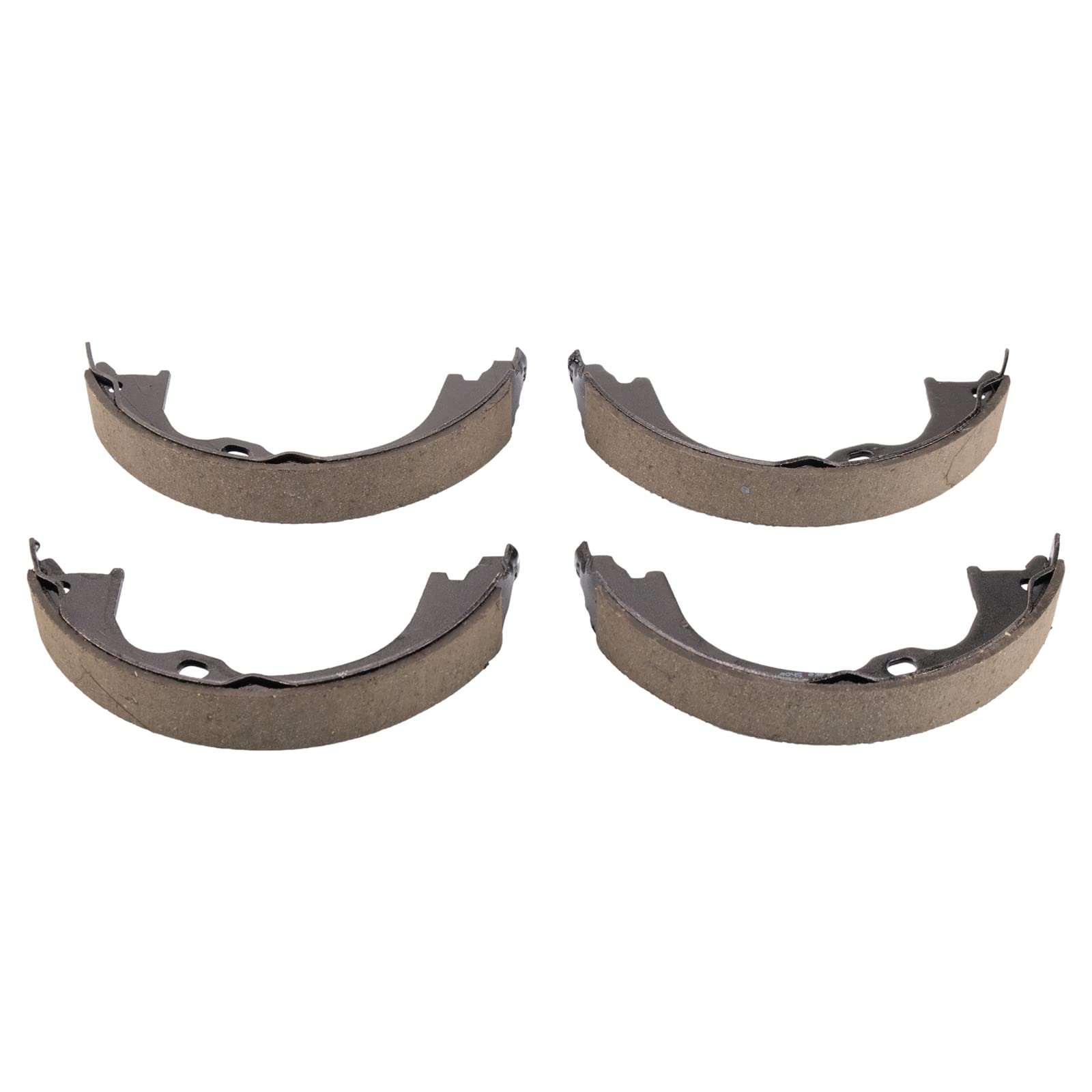 Trq Rear Brake Pad & Rotor Kit Brake Pads Brake Rotor Parking Brake Shoe Set Ceramic Compatible With 2007-2017 Jeep Wrangler 201