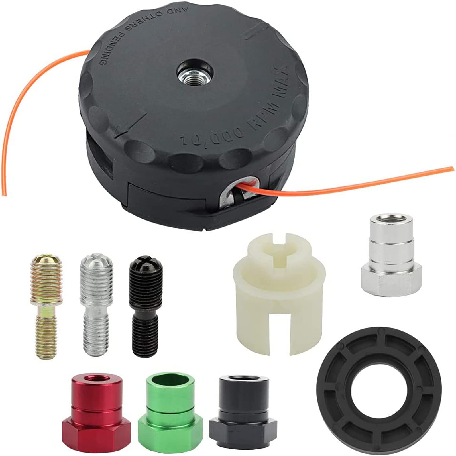 Jinerdony Universal Trimmer Head 99944200907 3-3/4' For Echo Speed Feed 400 Shindaiwa Homelite Redmax Weed Eater