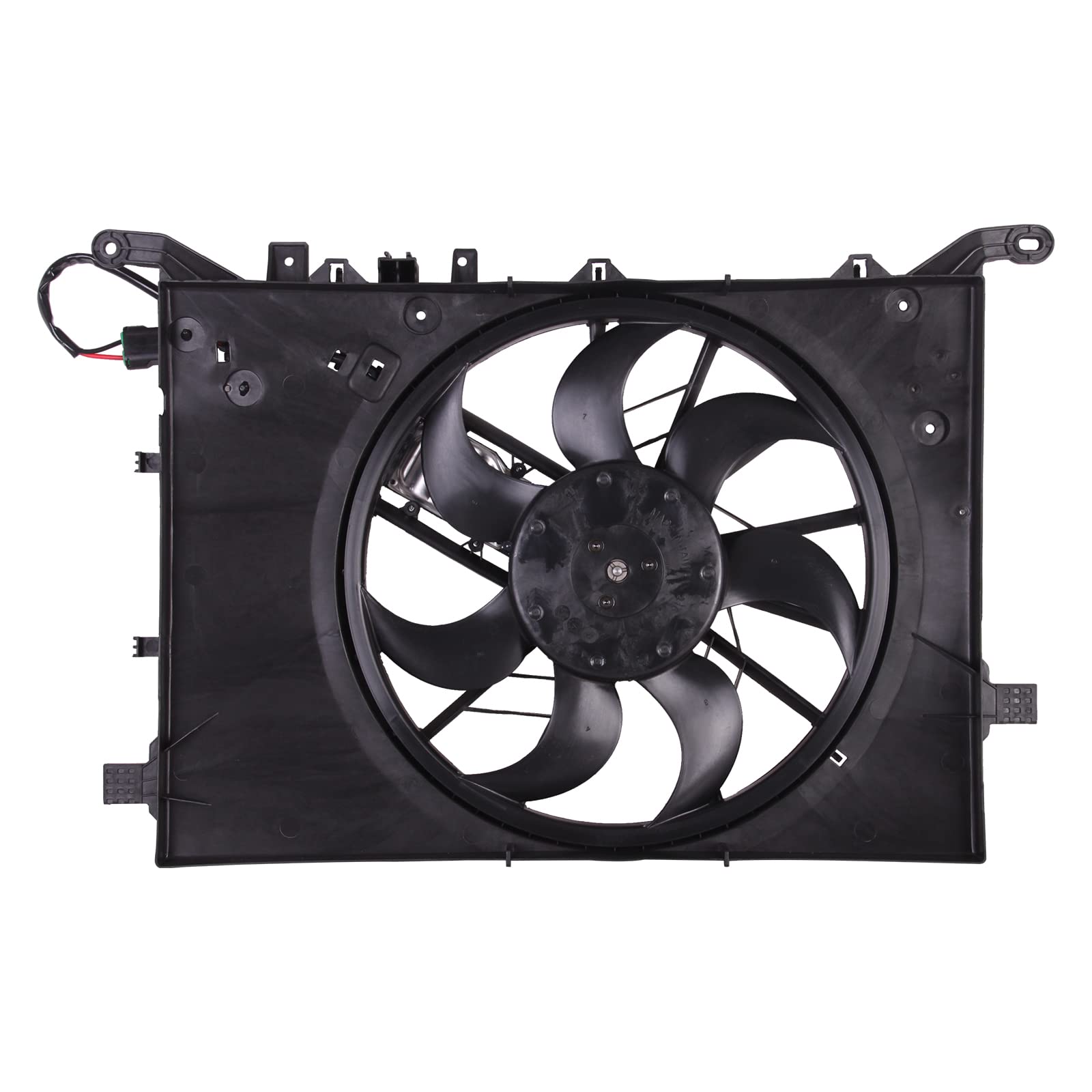 TYG OE Replacement(CAPA Quality) Cooling Fan Extra Silent for 2000-2003 Volvo S80 2.8/2.9L / 2001-2003 S60/V70 2.3L/2.4L, 2003 2