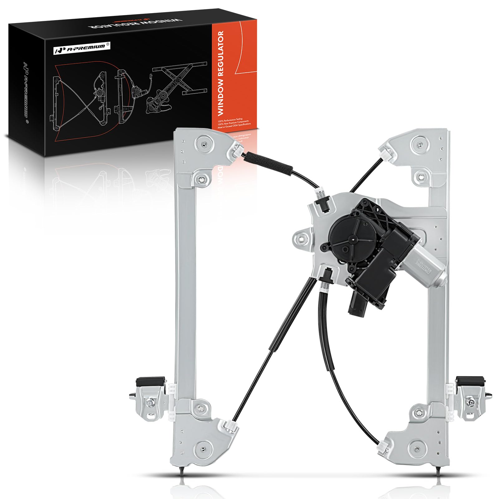 A-Premium Front Driver Side Power Window Regulator With Motor Compatible With Chevy Cruze 2011-2015, Chevrolet Cruze Limited 201