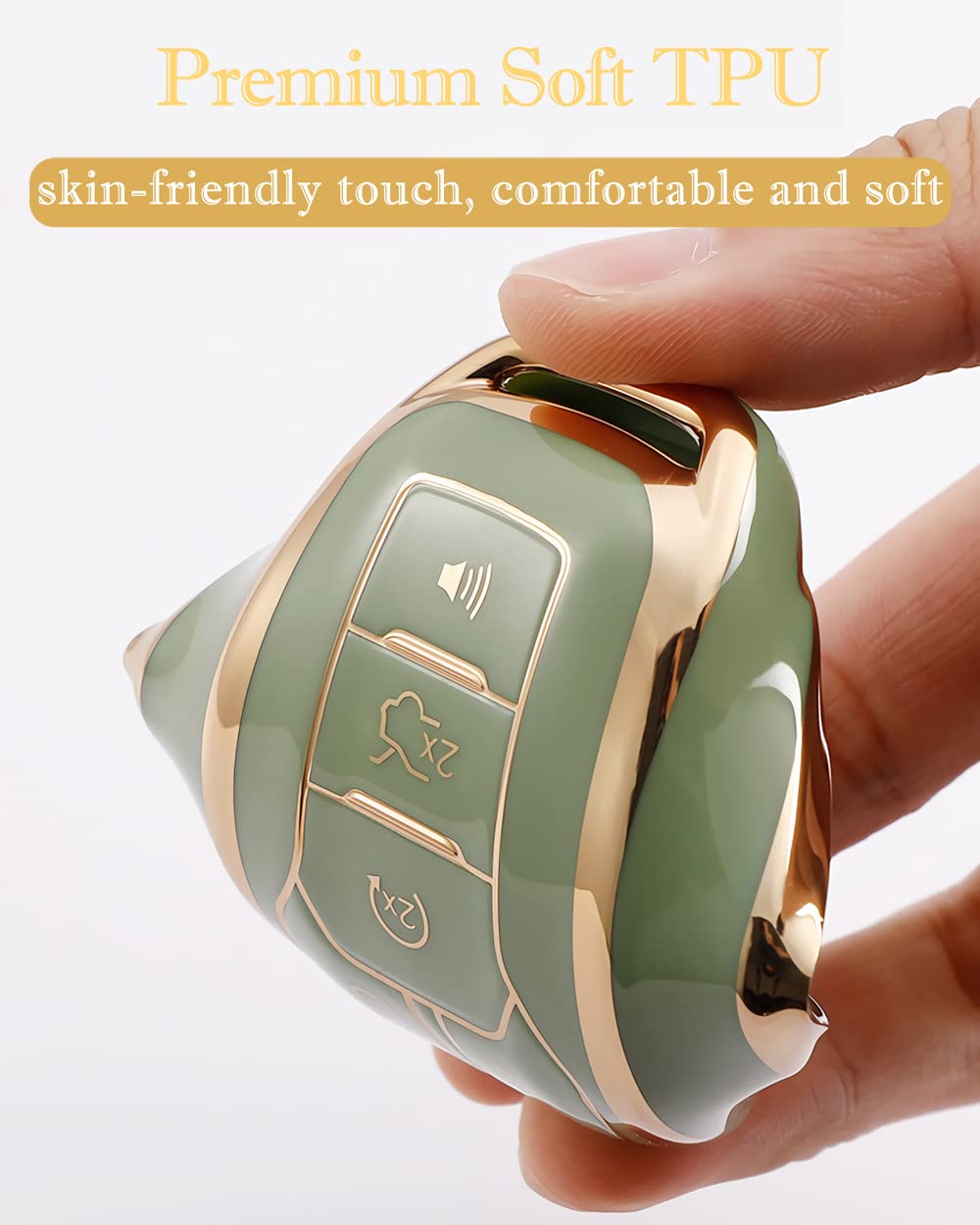 For Ford Key Fob Cover, Premium Soft Tpu Full Protection Key Fob Case For Ford Fusion Mustang F150 Edge Explorer Lincoln Mkz Mkc