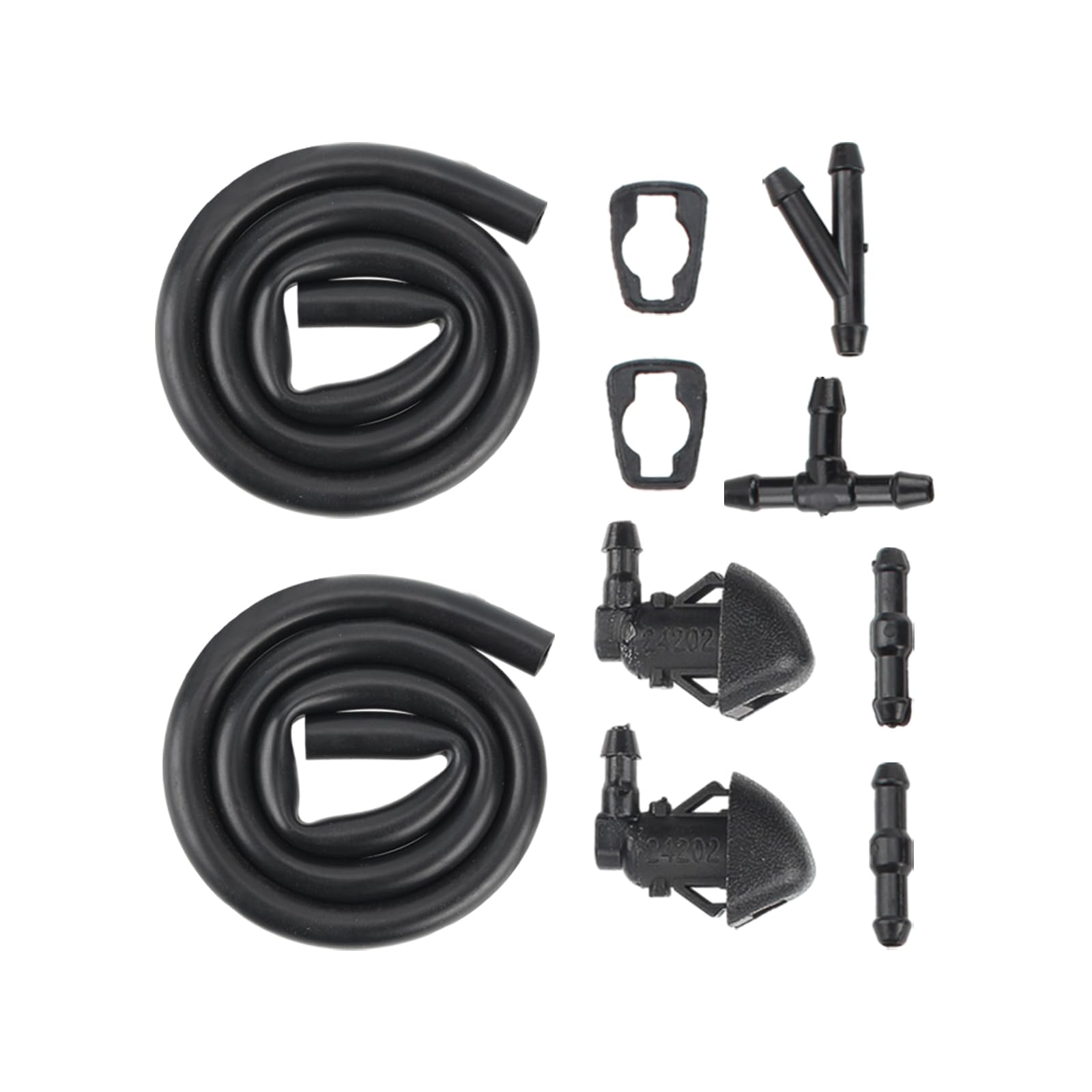 Topkidame 76810-Sza-A01 Windshield Washer Nozzle Wiper Hose Kit Fits For Honda Pilot 2009-2015