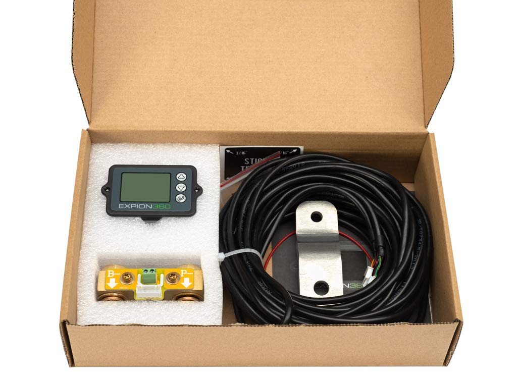 Lifepo4 Deep Cycle Battery - 350 Amp Battery Monitor 8V By Expion360 - Perfect For Rv/Camper, Marine, Overland/Van, Solar And Off Grid Applications