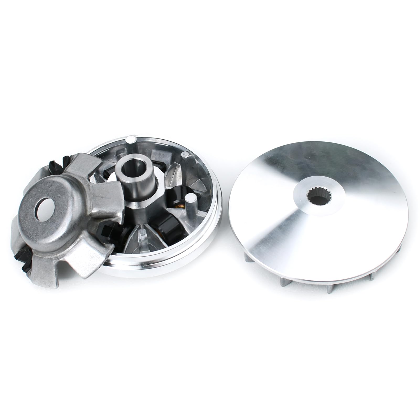 Glixal Gy6 125Cc 150Cc Variator Kit, Front Clutch Drive Pulley With 13G Roller Weights For 152Qmi 157Qmj Scooter Moped Atv Go-Kart Utv