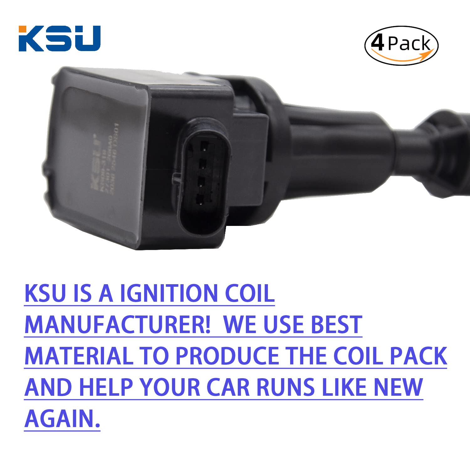 KSU Coil pack compatible with Kia Sorento 2.4L L4 2016 2017 2018 2019 2020